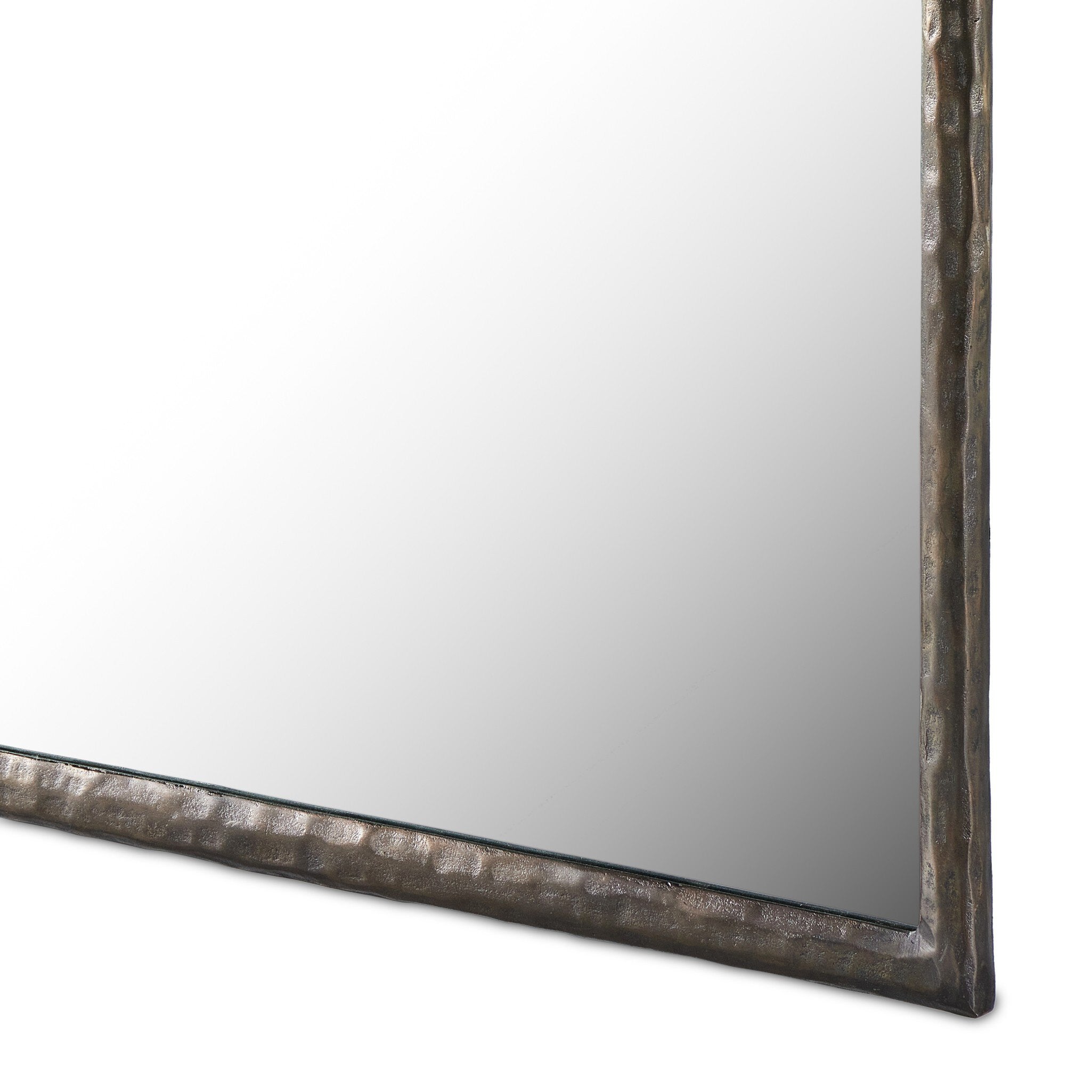 Four Hands Langford Wall Mirror — Smoked Nickel