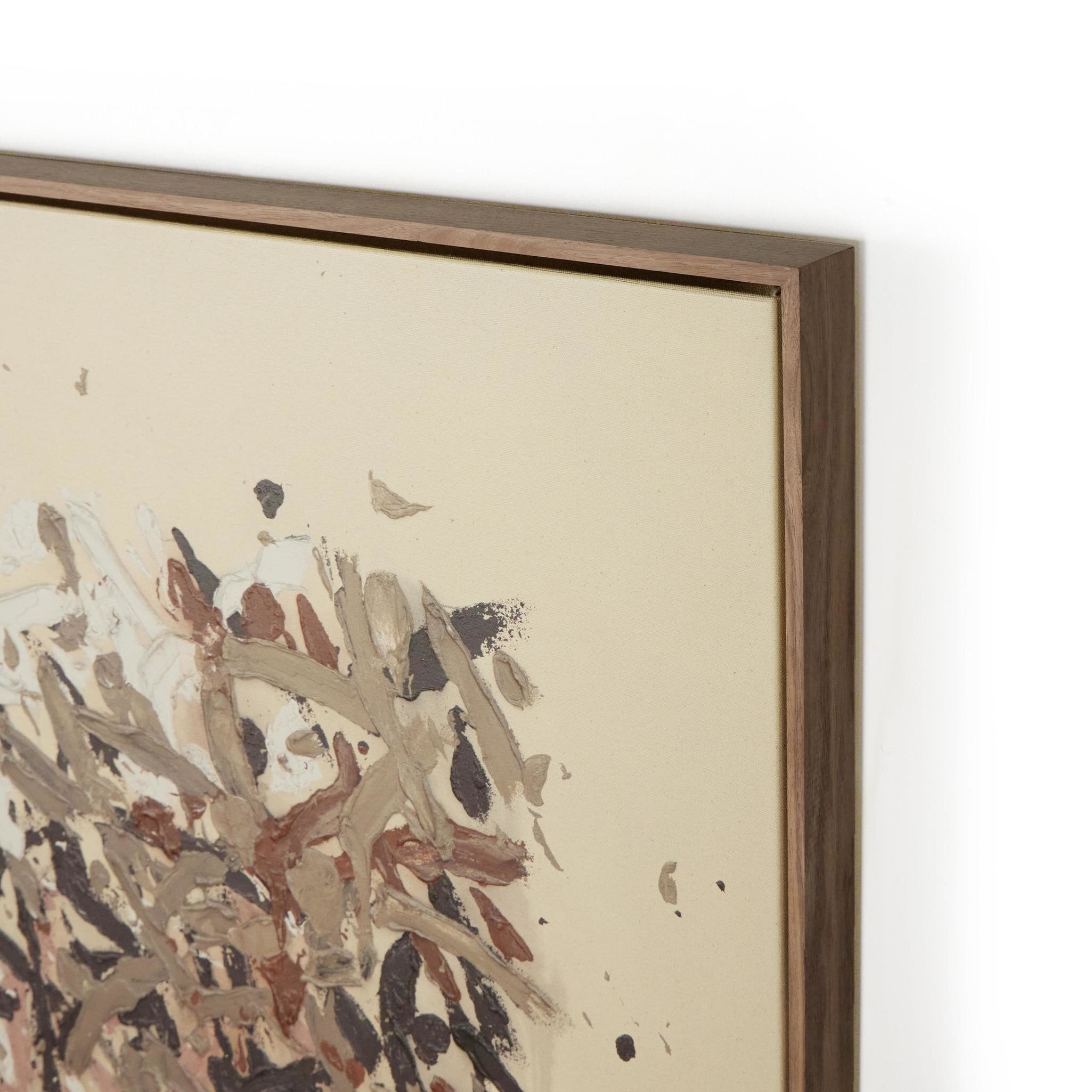 Four Hands Still His People by Tyler Guinn — 240147-004 - 60.0x48.0-Rustic Walnut Floater-Oversized