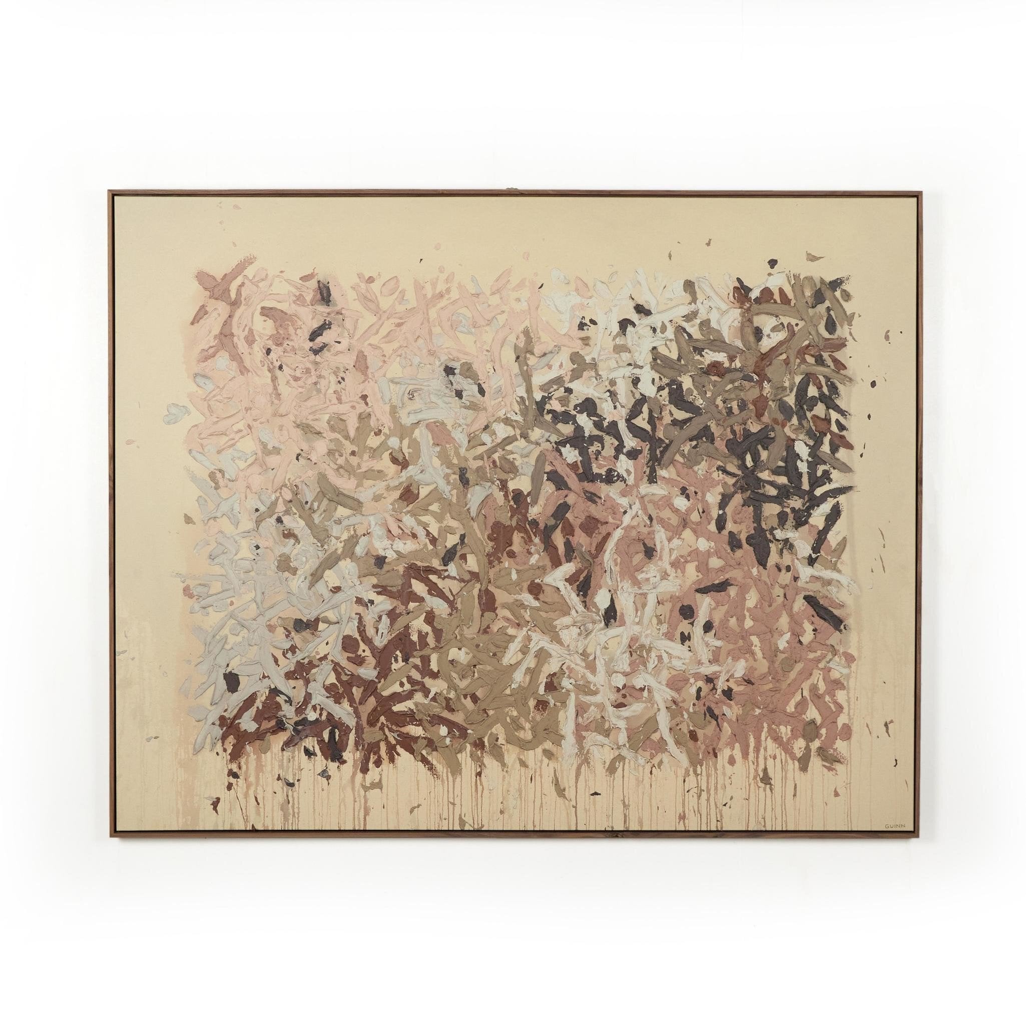 Four Hands Still His People by Tyler Guinn — 240147-004 - 60.0x48.0-Rustic Walnut Floater-Oversized