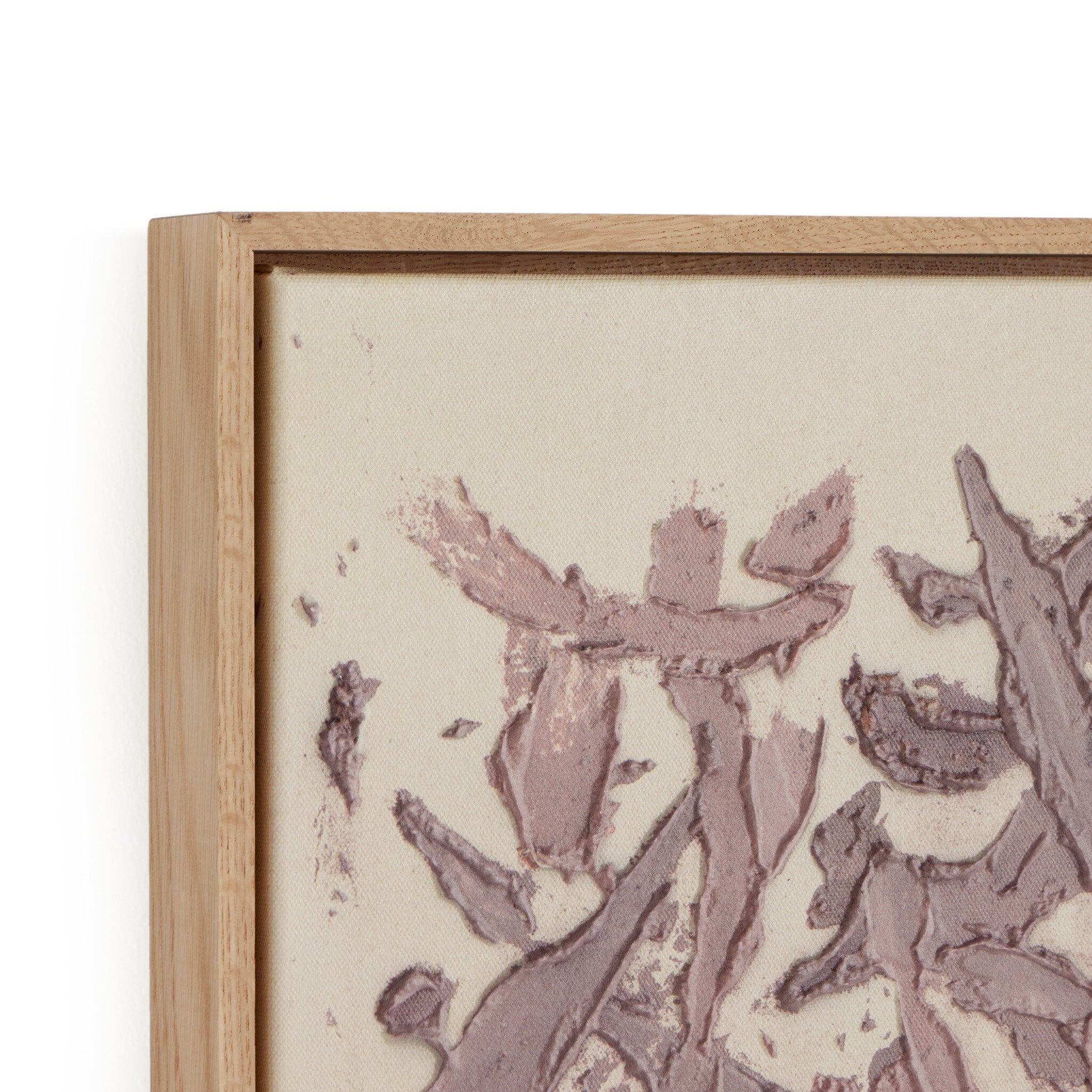Four Hands They Cling To The Rock No.6 by Tyler Guinn — 240149-001 - 54.0x54.0-Vertical Grain White Oak Floater-Oversized