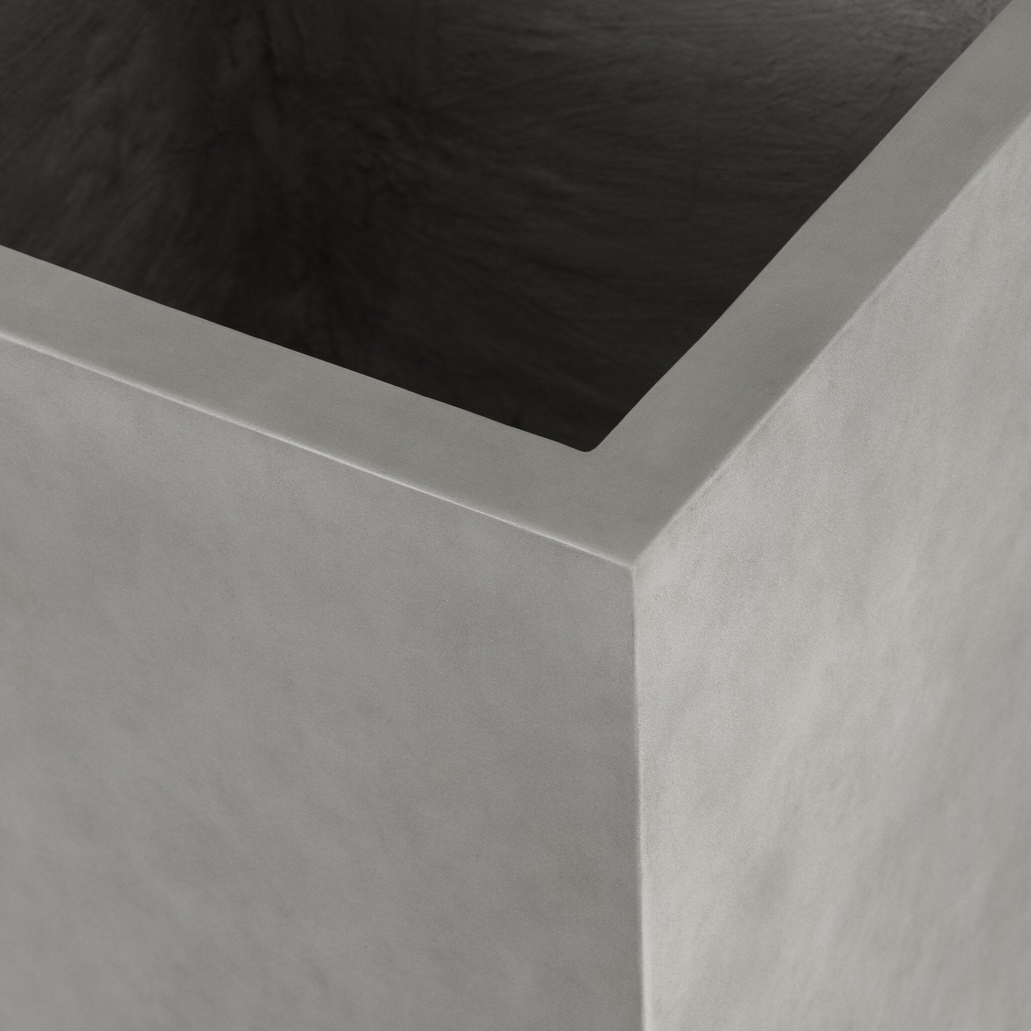 Four Hands Kiro Planter — Natural Grey Concrete