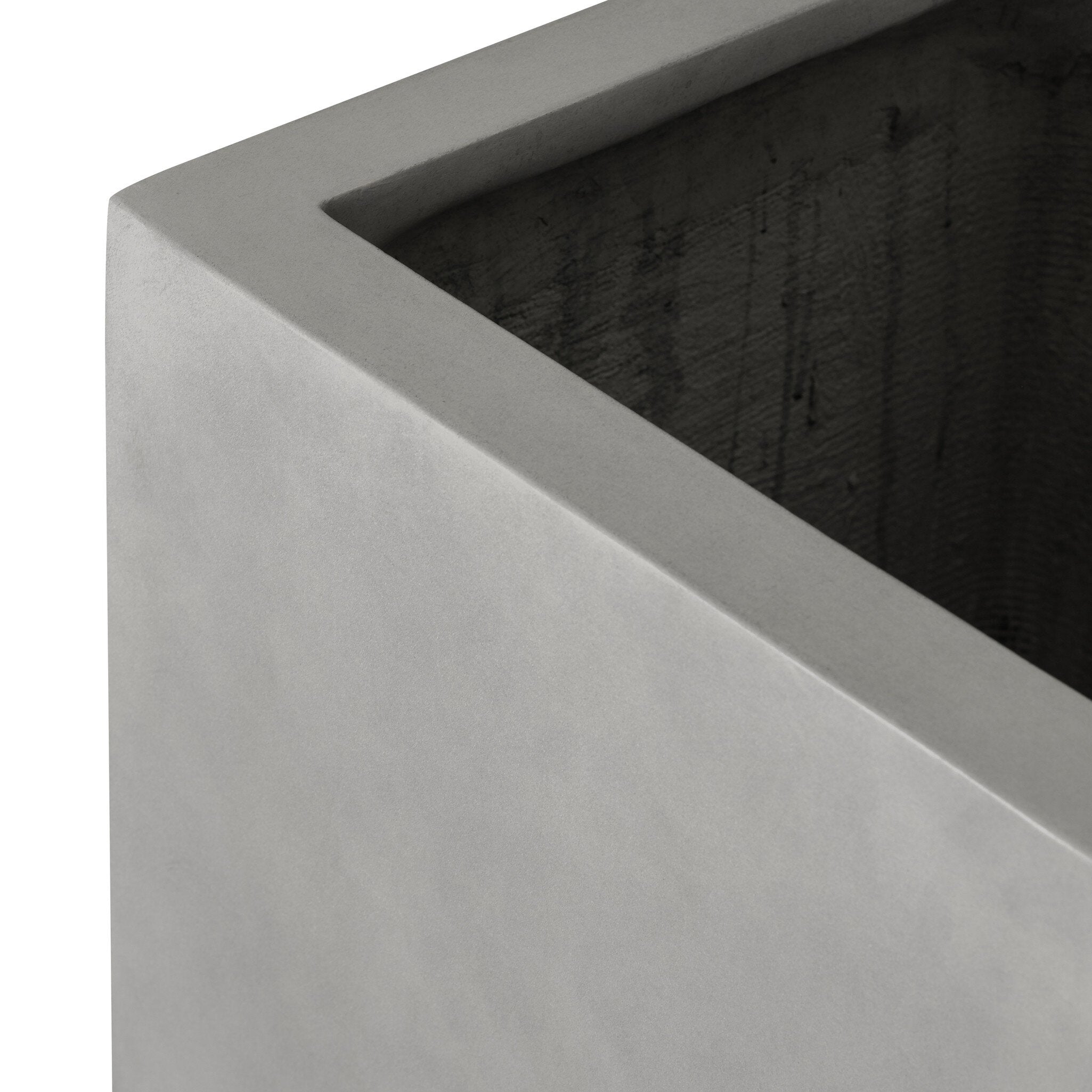 Four Hands Kiro Planter — Natural Grey Concrete