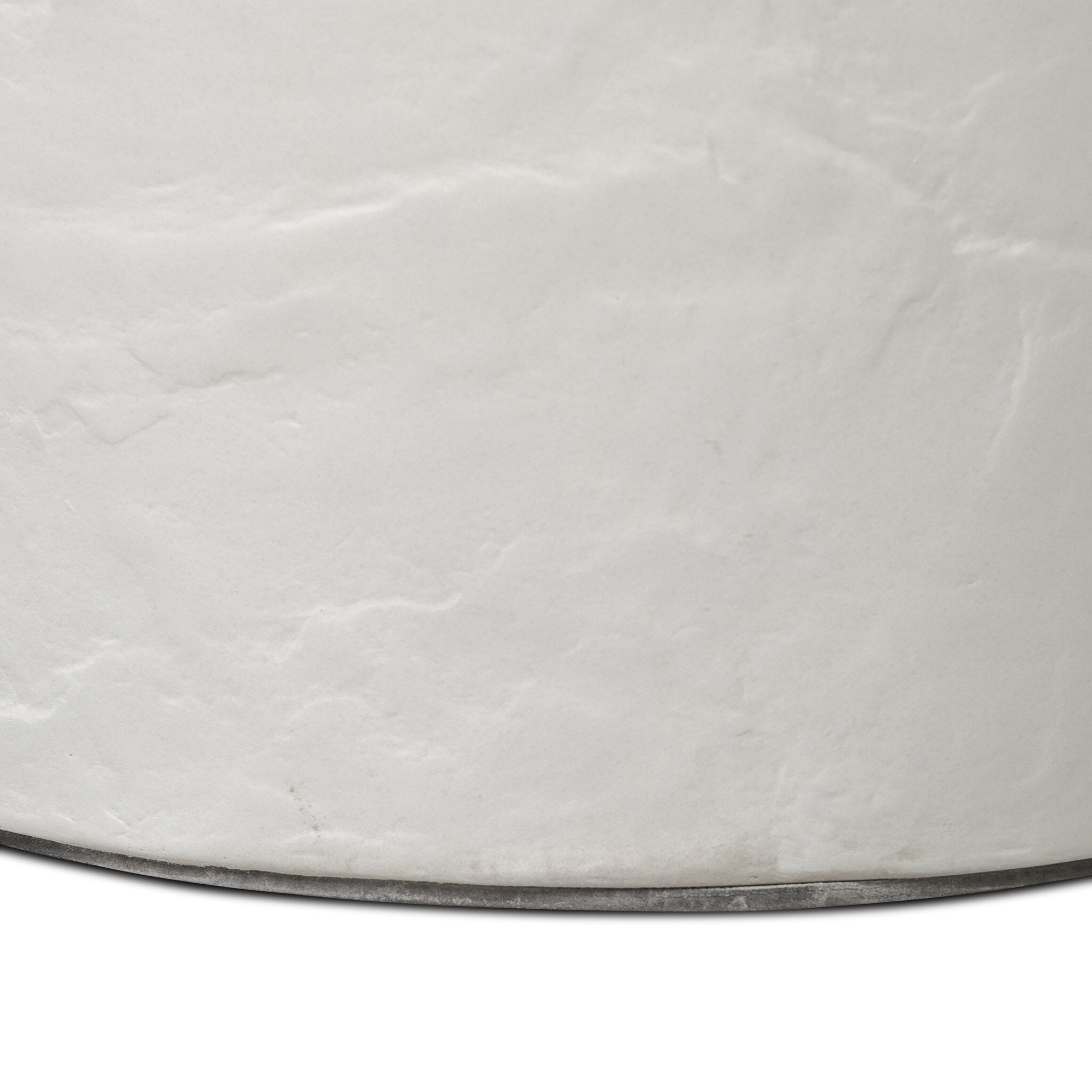 Four Hands Suvi Planter — Textured White Concrete