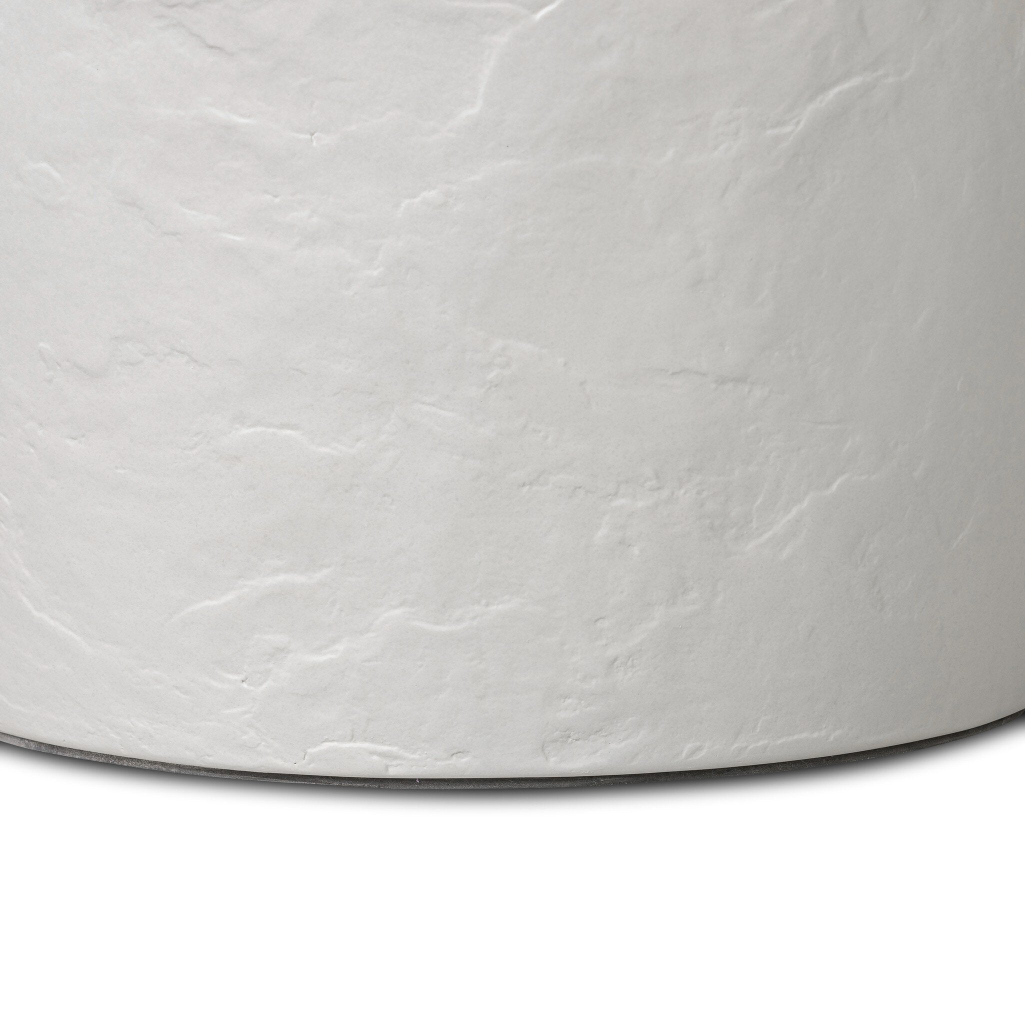 Four Hands Suvi Planter — Textured White Concrete