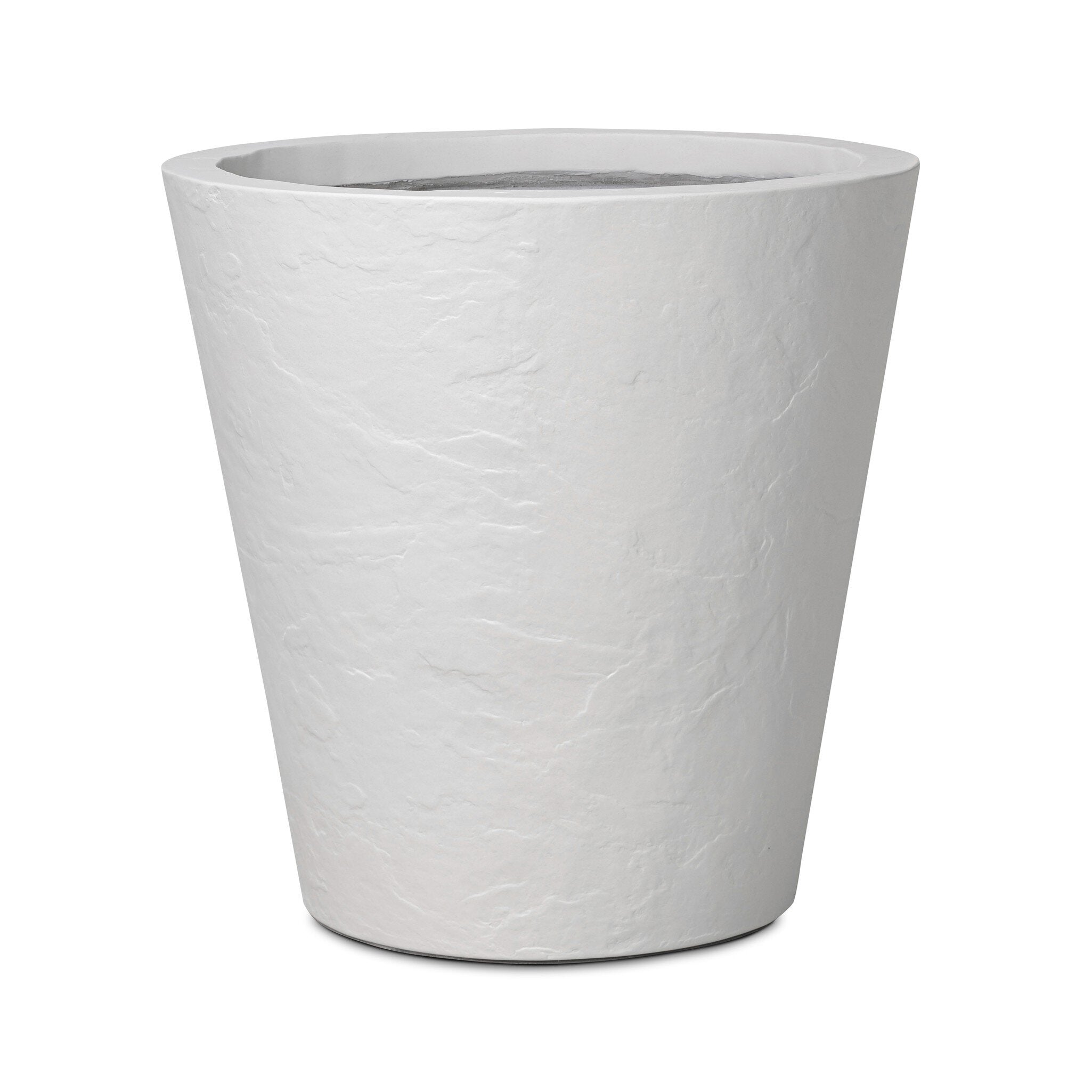 Four Hands Suvi Planter — Textured White Concrete