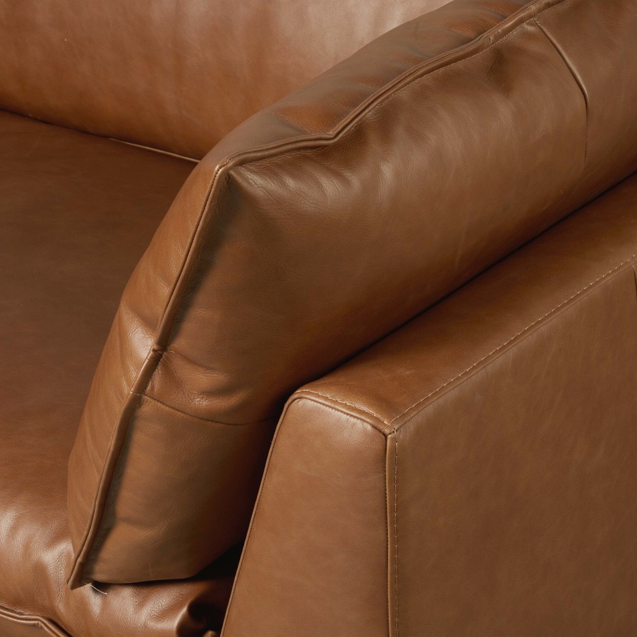 Four Hands Kosa Sofa-108" — Sonoma Chestnut
