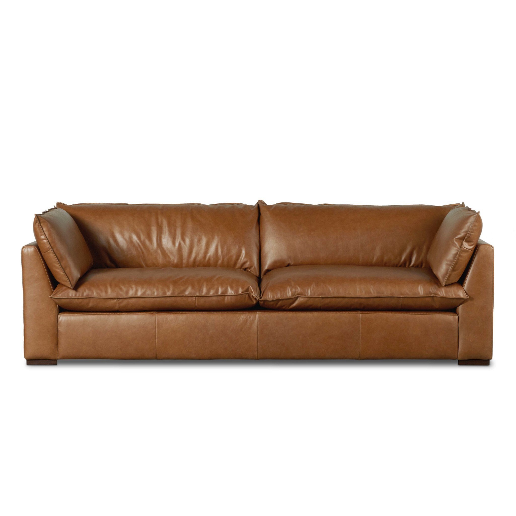 Four Hands Kosa Sofa-108" — Sonoma Chestnut