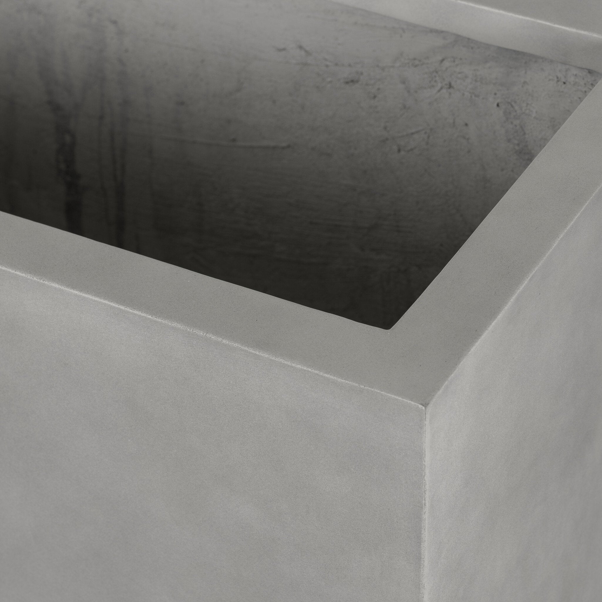Four Hands Kiro Planter — Natural Grey Concrete
