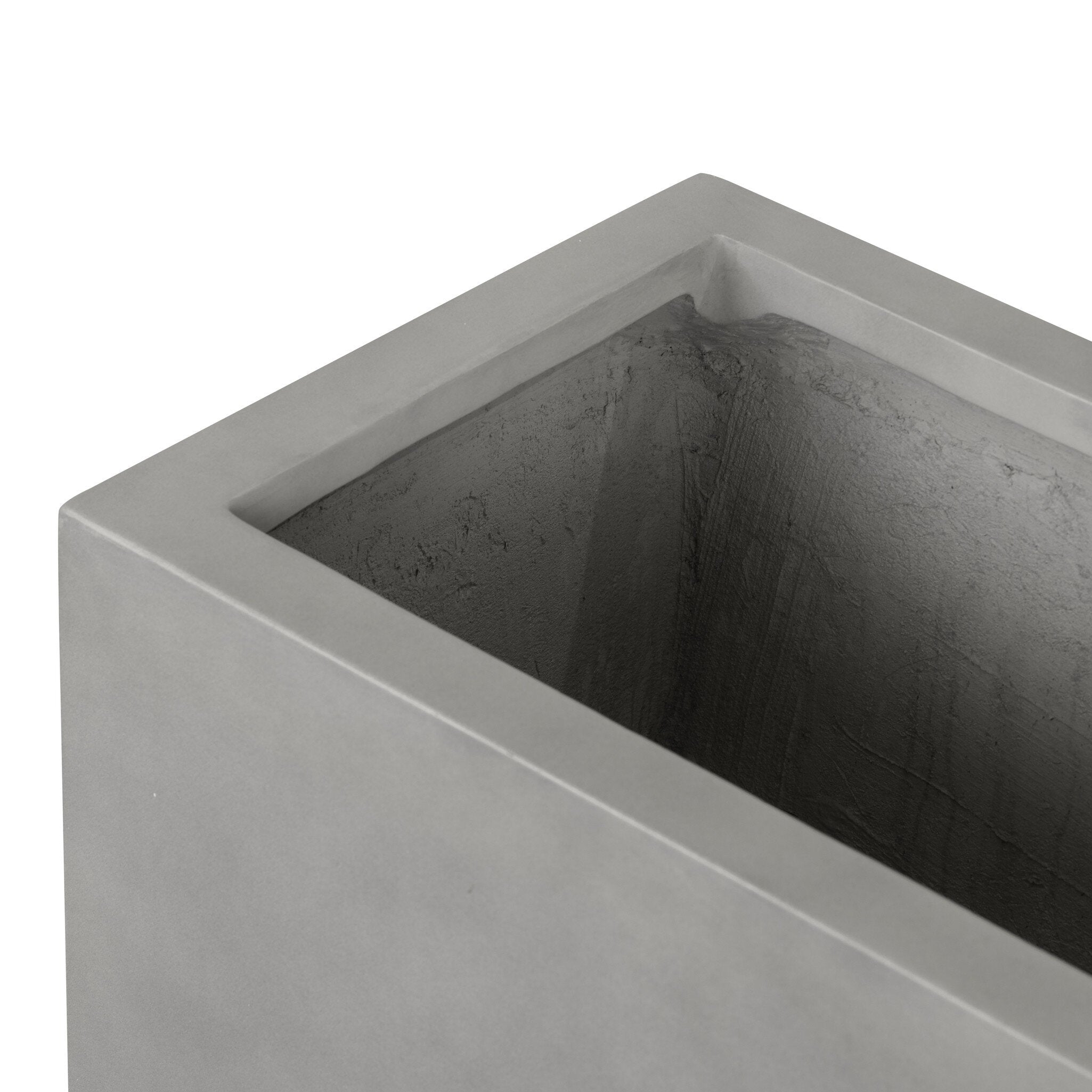 Four Hands Kiro Planter — Natural Grey Concrete