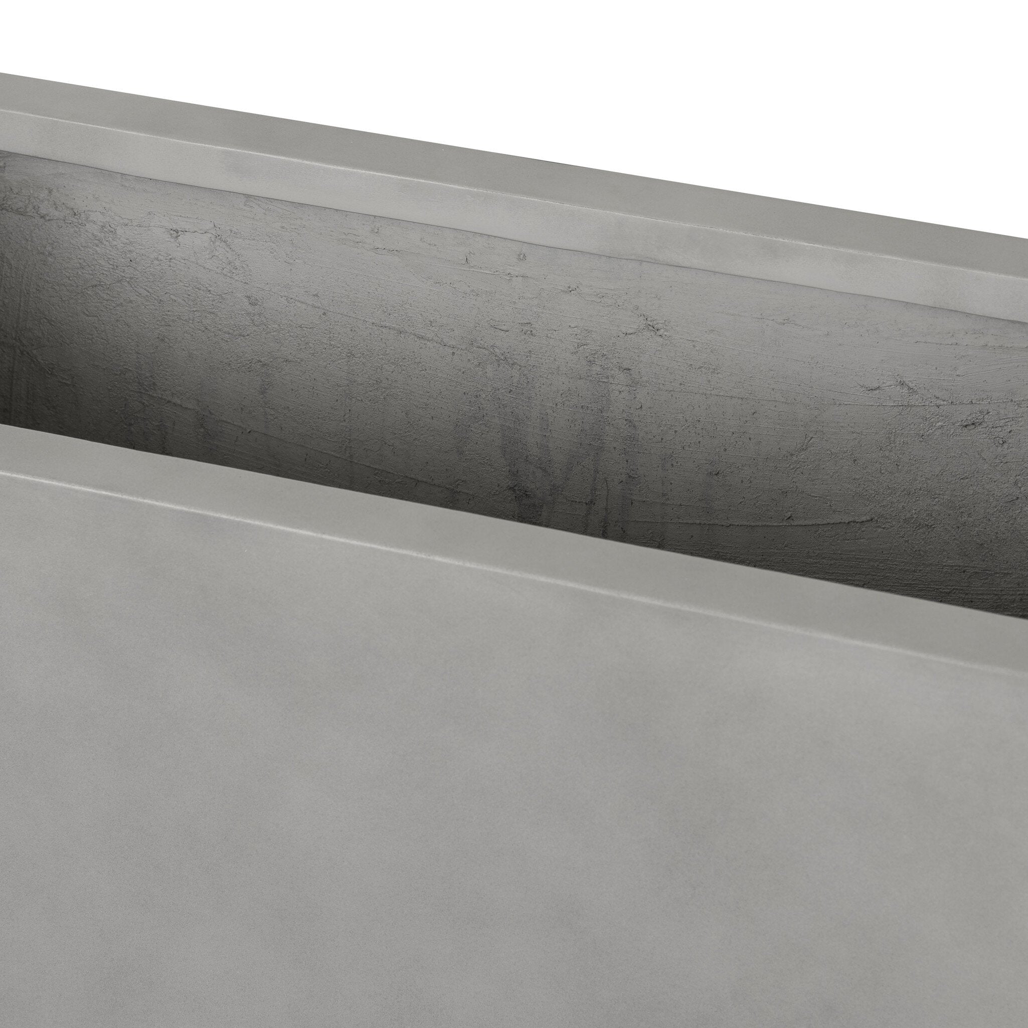 Four Hands Kiro Planter — Natural Grey Concrete