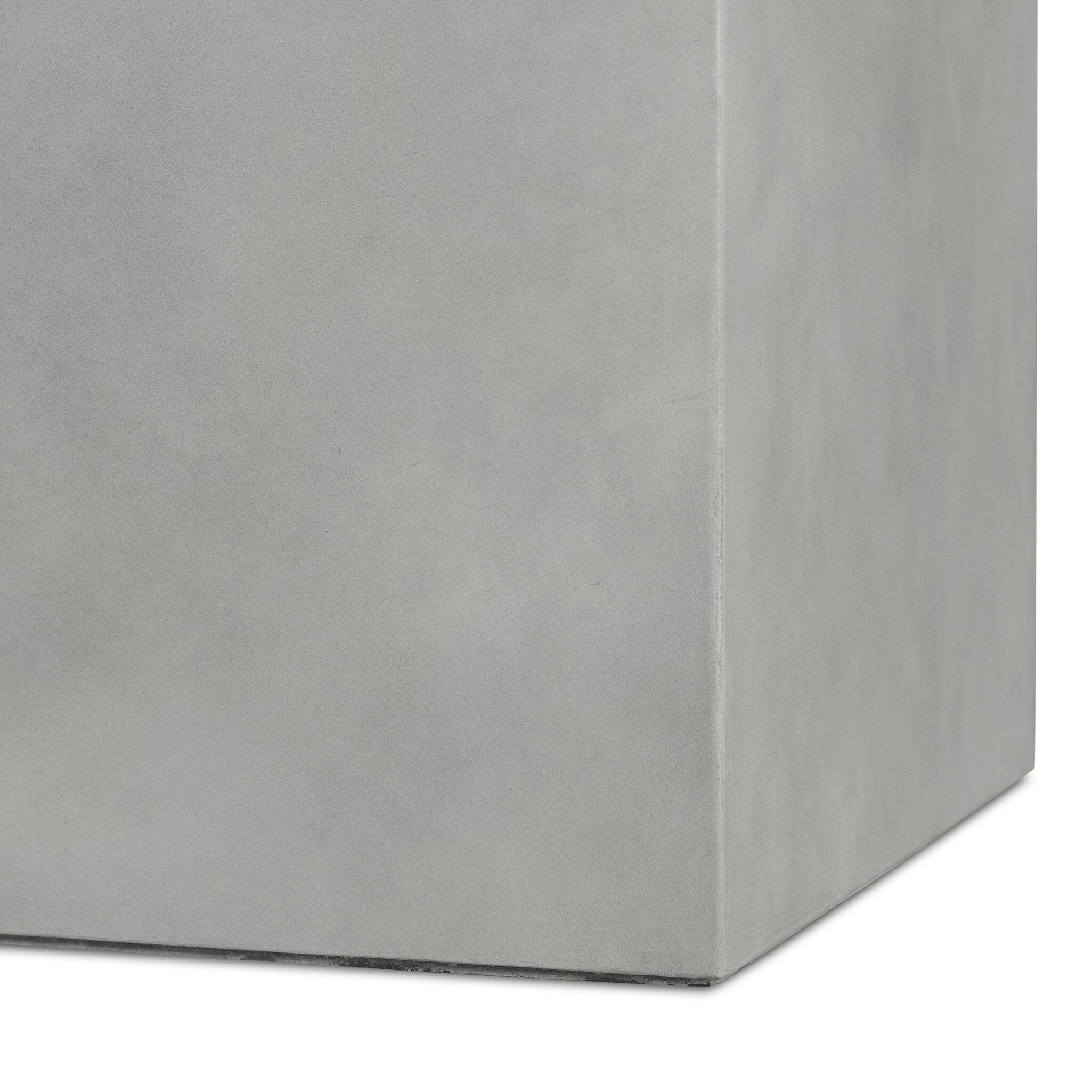 Four Hands Kiro Planter — Natural Grey Concrete