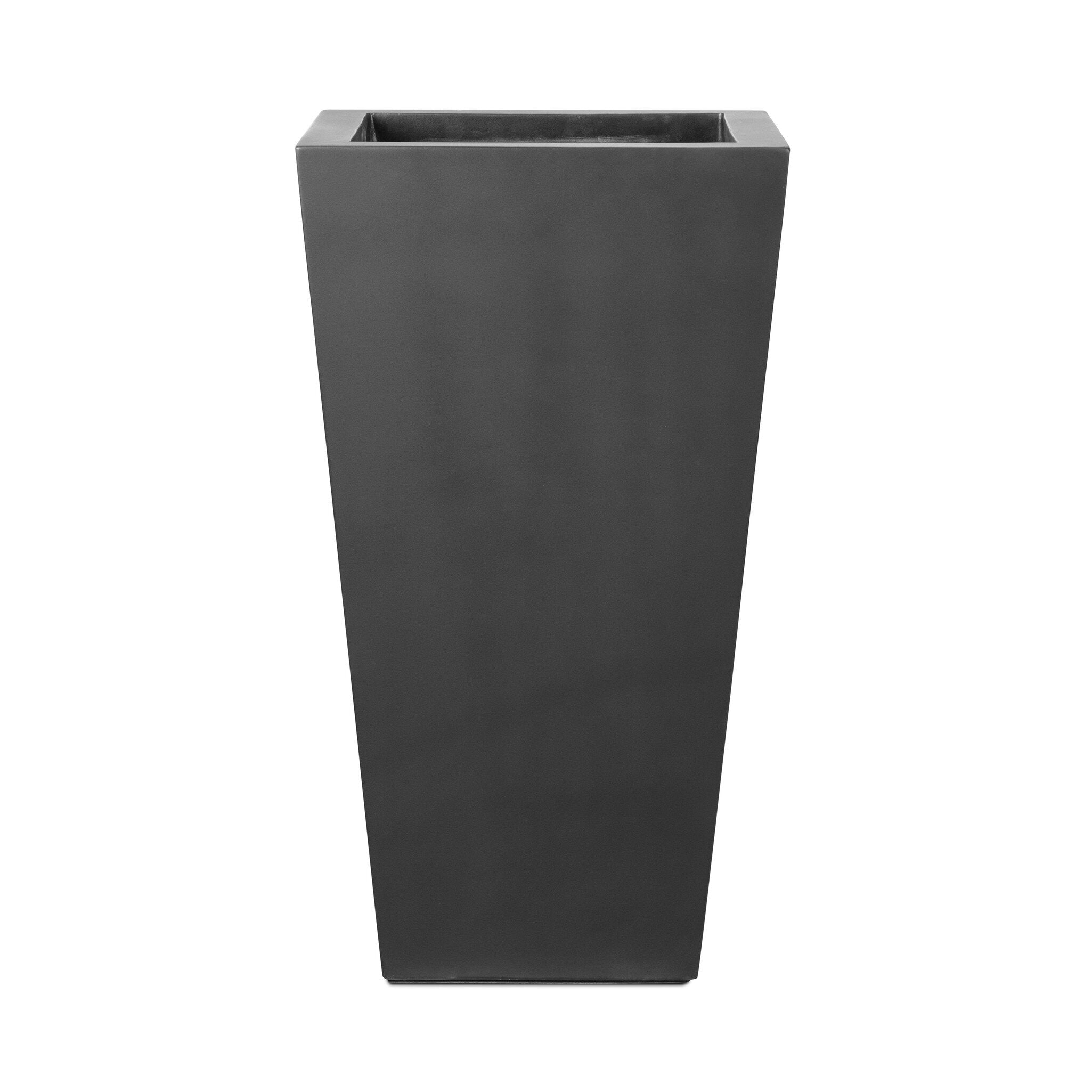 Four Hands Koto Planter — Black Concrete