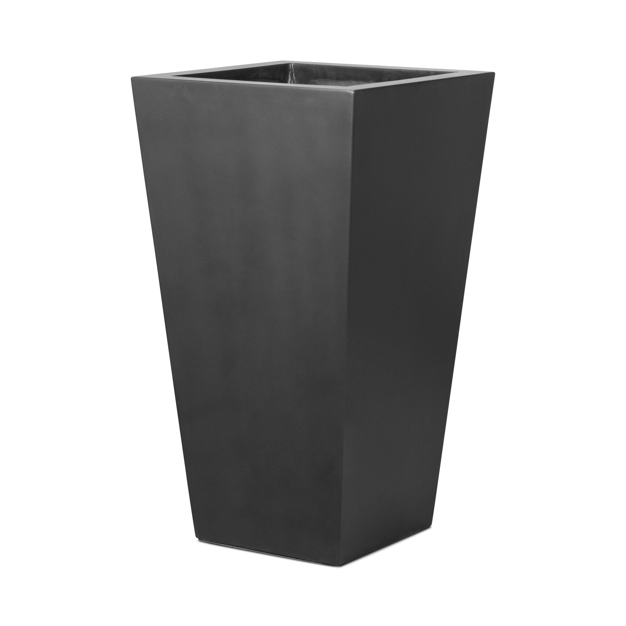 Four Hands Koto Planter — Black Concrete