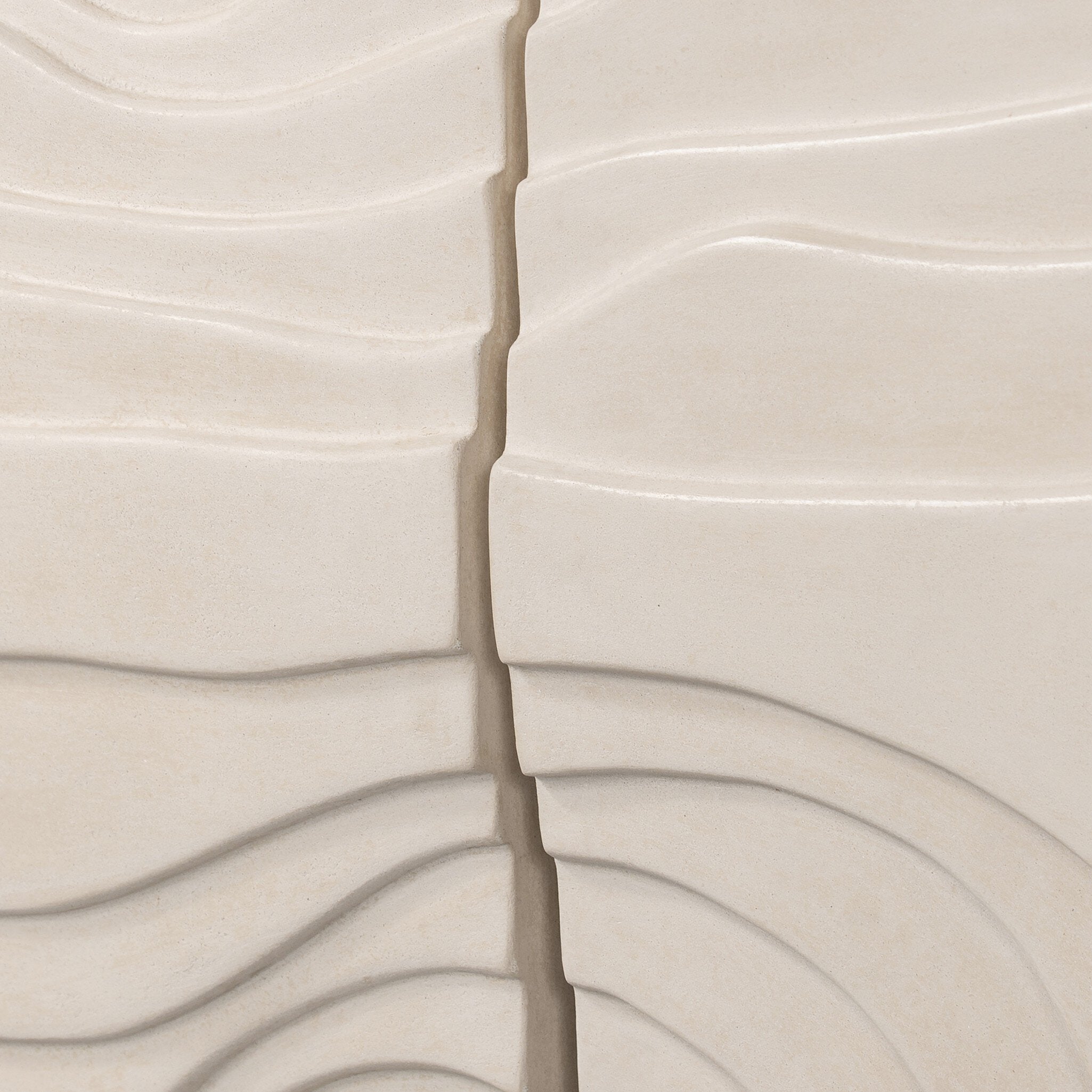 Four Hands Ruong Wall Panel — Ivory Concrete