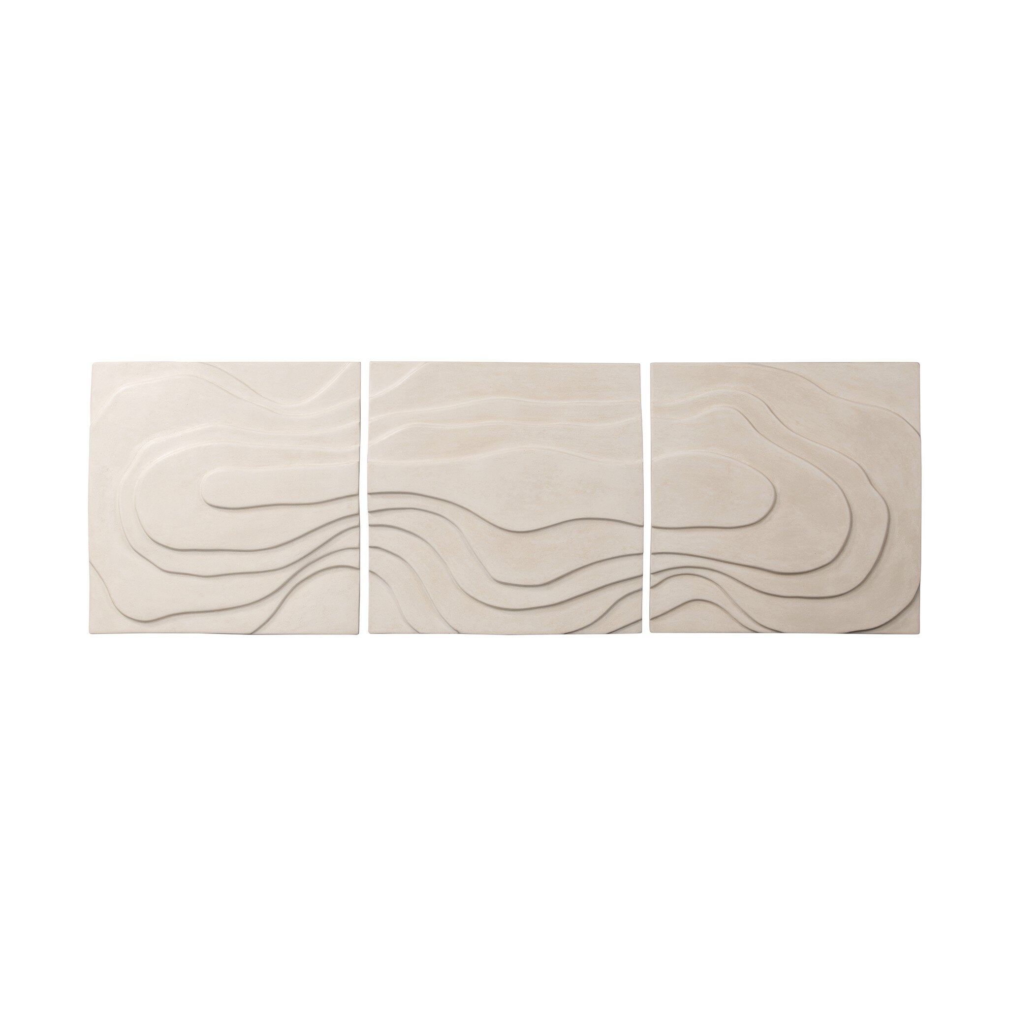 Four Hands Ruong Wall Panel — Ivory Concrete