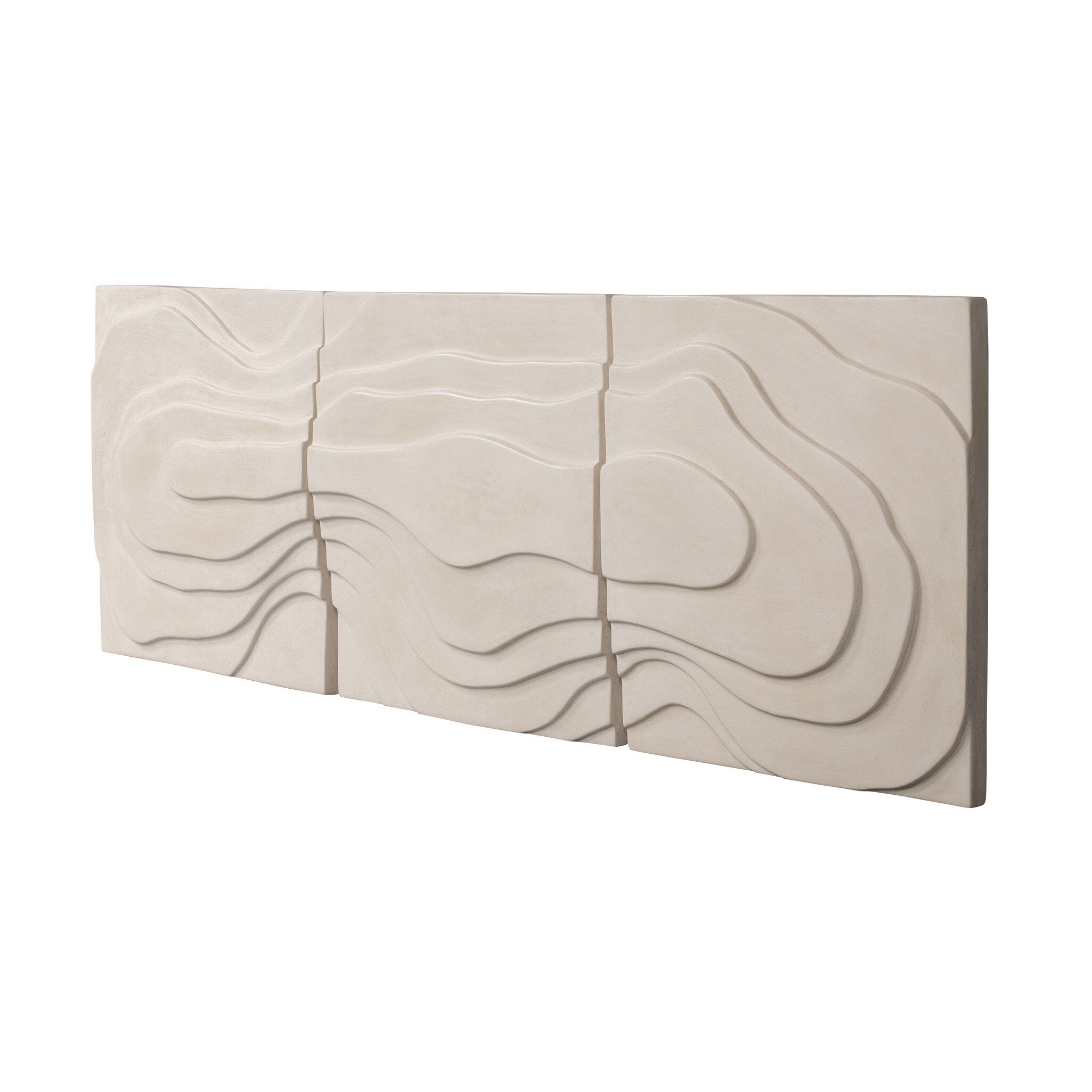 Four Hands Ruong Wall Panel — Ivory Concrete