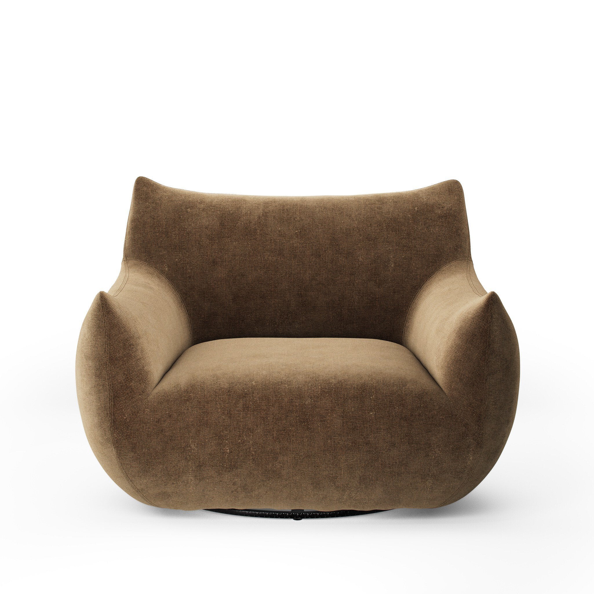 Four Hands Margot Swivel Chair — Altair Mushroom