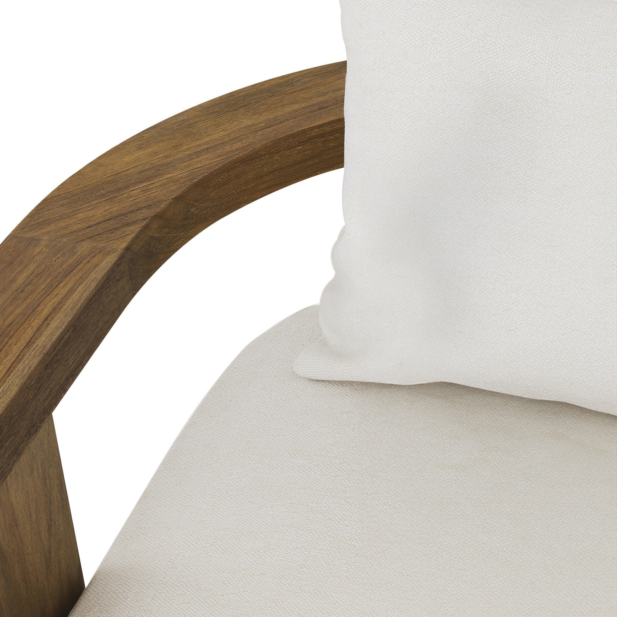 Four Hands Tahana Outdoor Sofa-96" — Alessi Linen-Stained Toasted Brown-FSC
