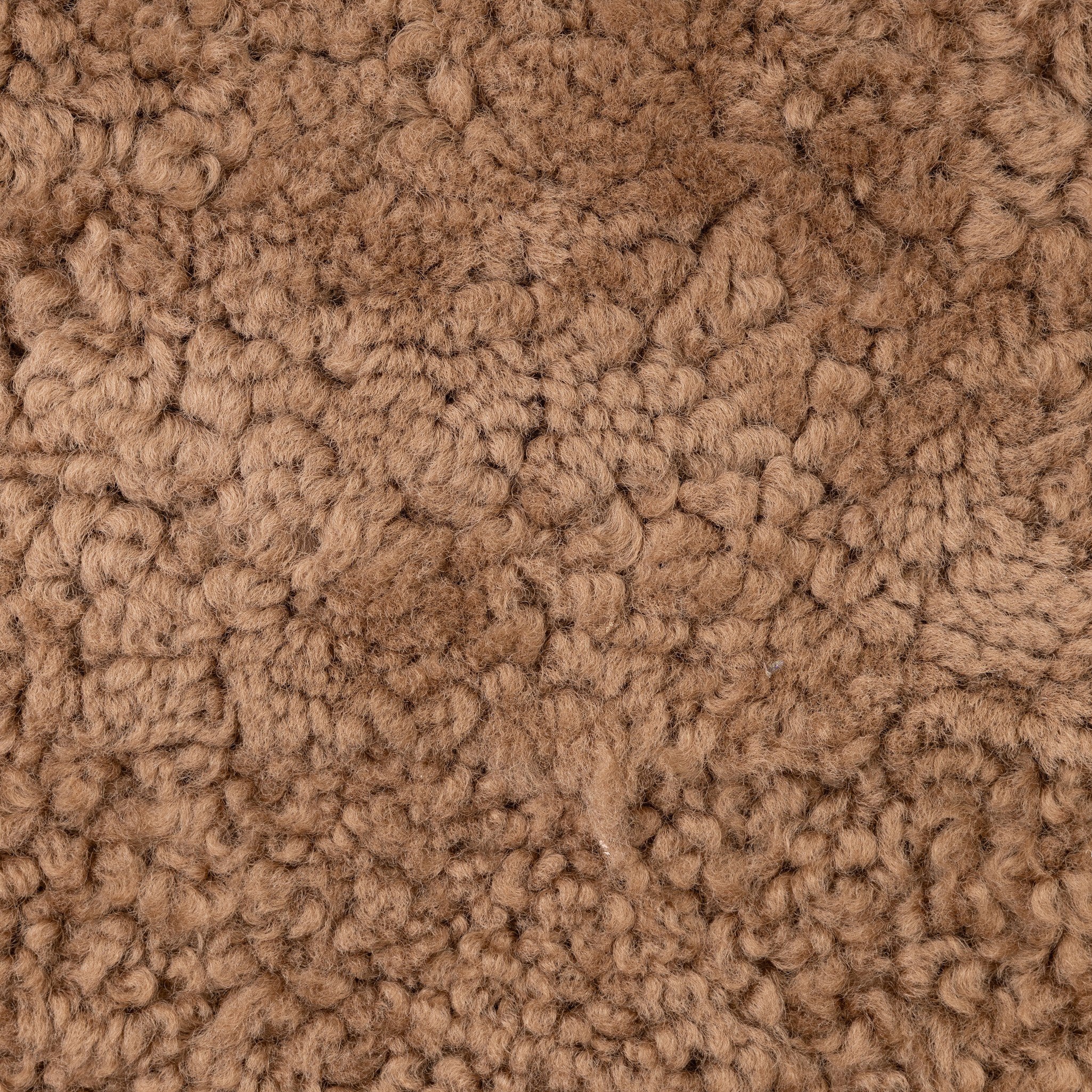 Four Hands Tobin Chair — Amber Shearling-Terra Brown Parawood