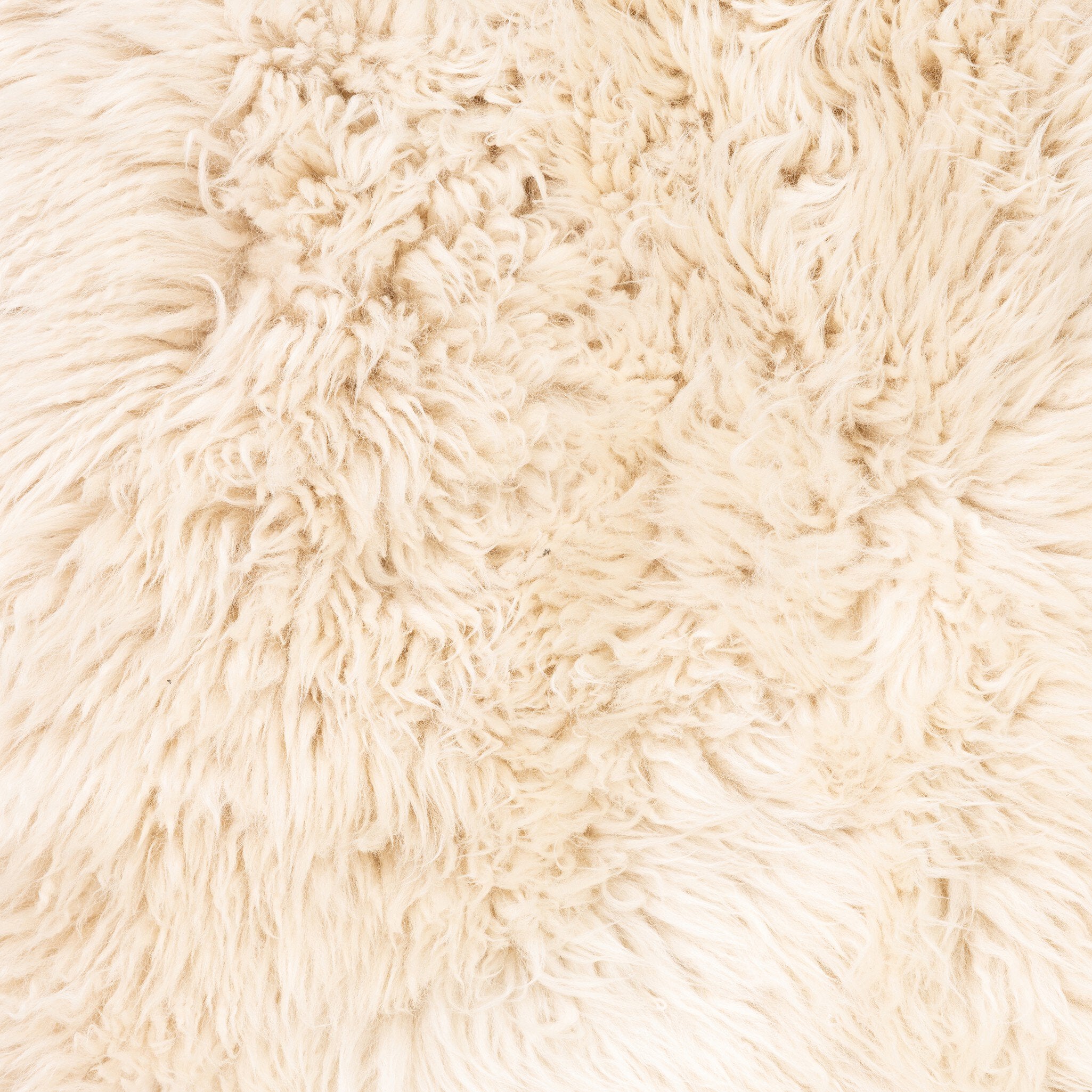 Four Hands Tobin Chair — Champagne Mongolian Fur-Aged Smoked Oak