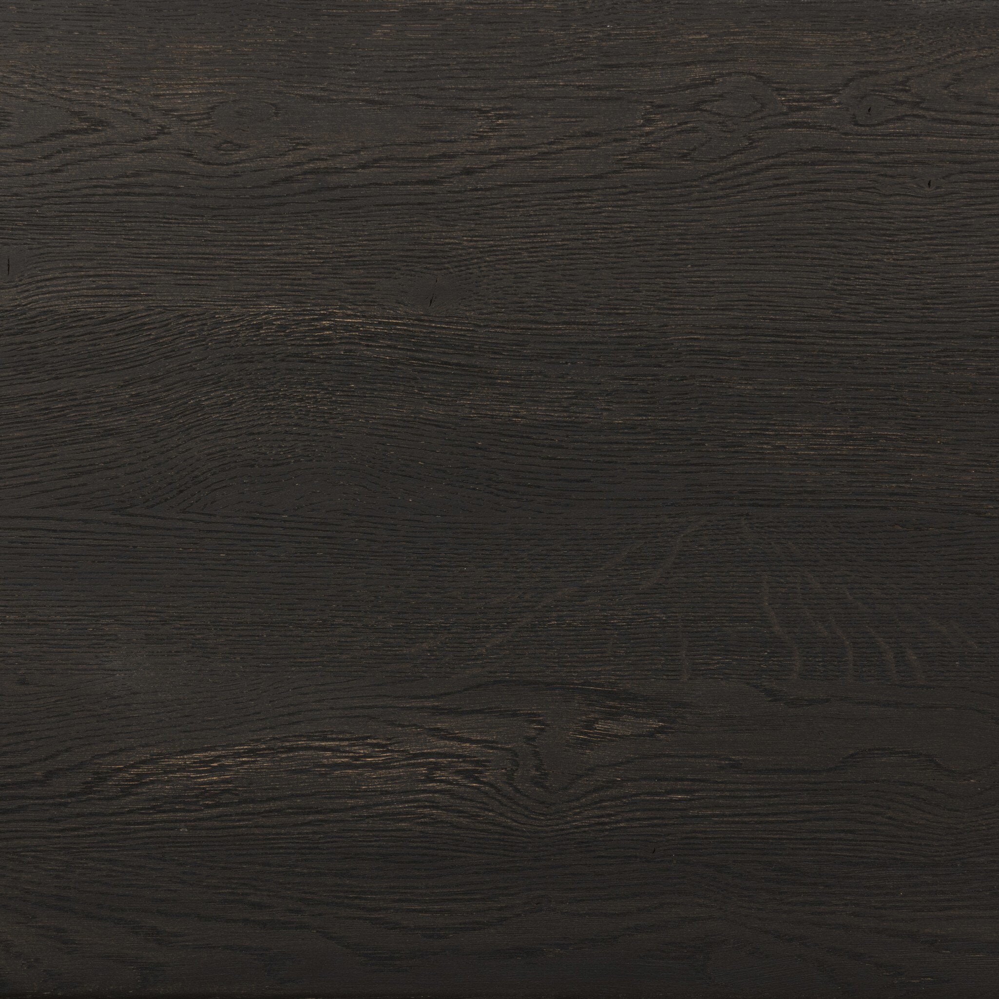 Four Hands Ezri Nightstand — Black Oak-Carved Black Oak