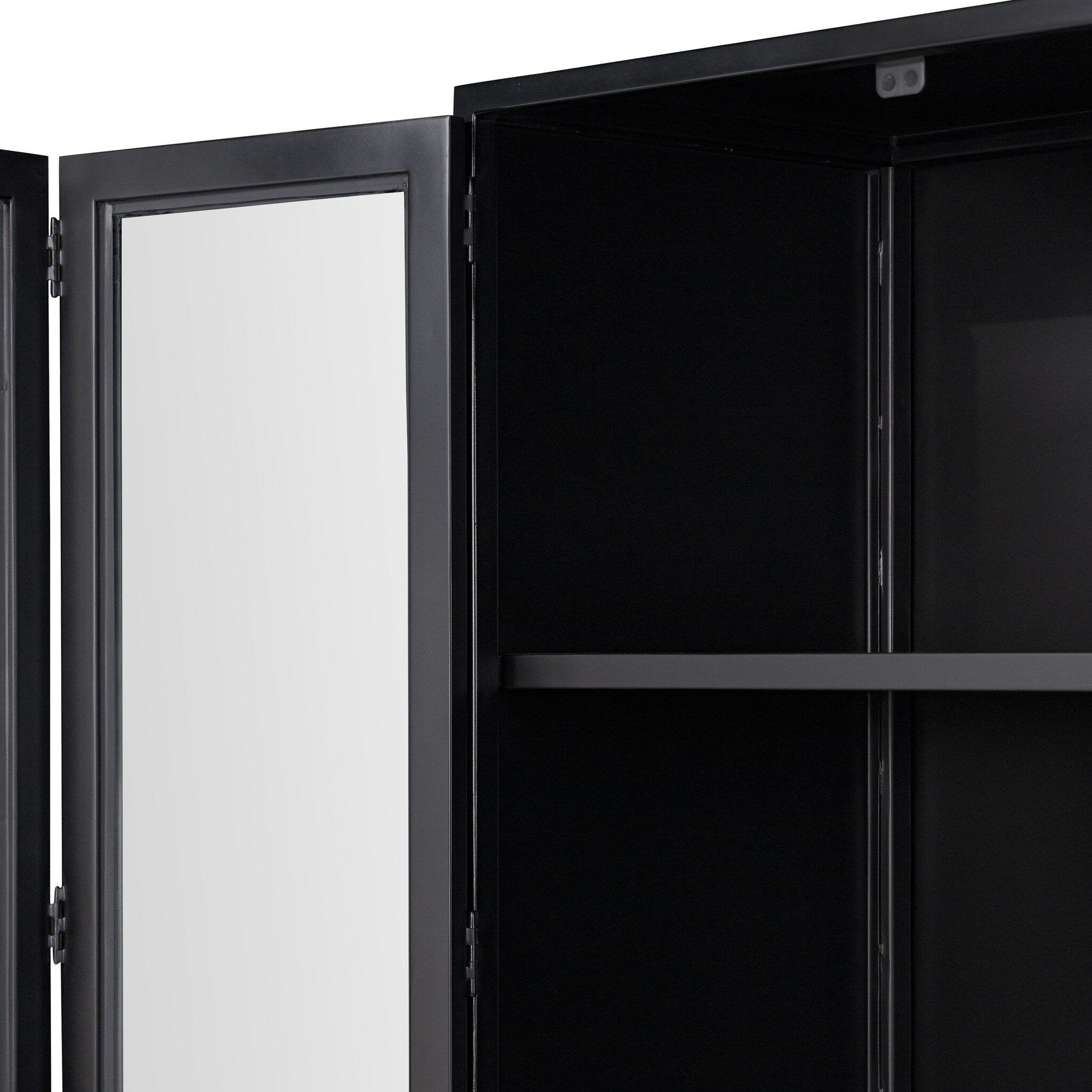 Four Hands Jimi Cabinet — Black-Weathered Bronze