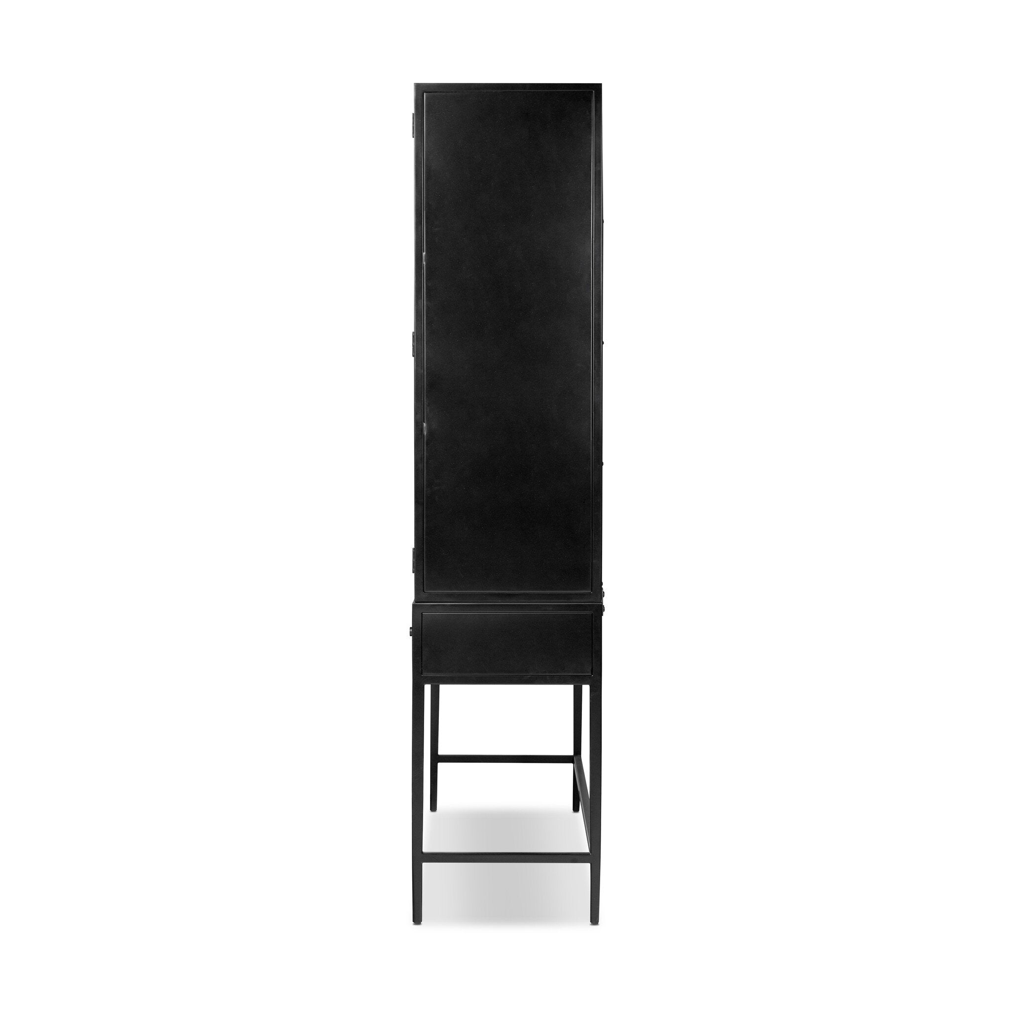 Four Hands Jimi Cabinet — Black-Weathered Bronze