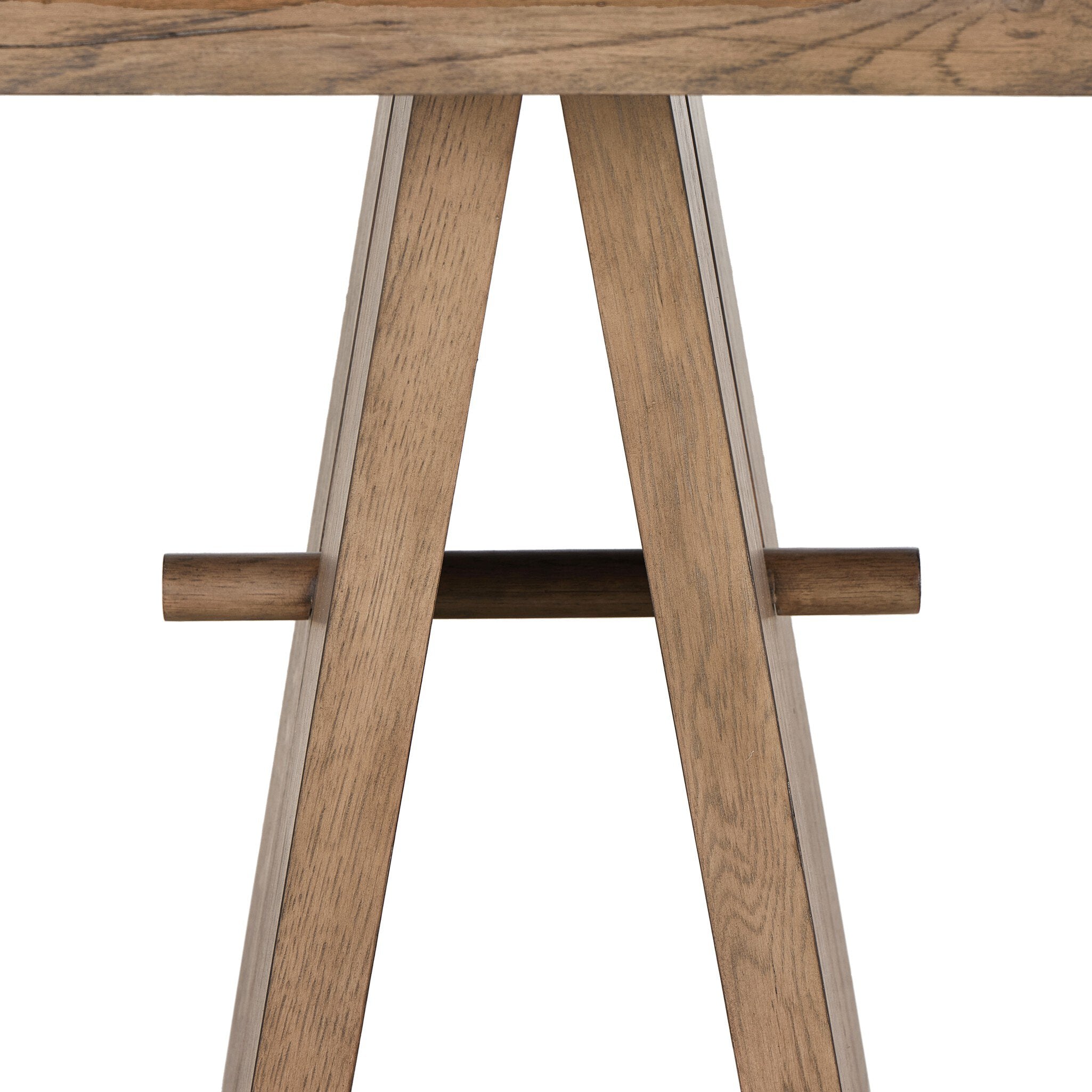 Four Hands Wylie Desk — Rustic Grey Veneer-Rustic Grey