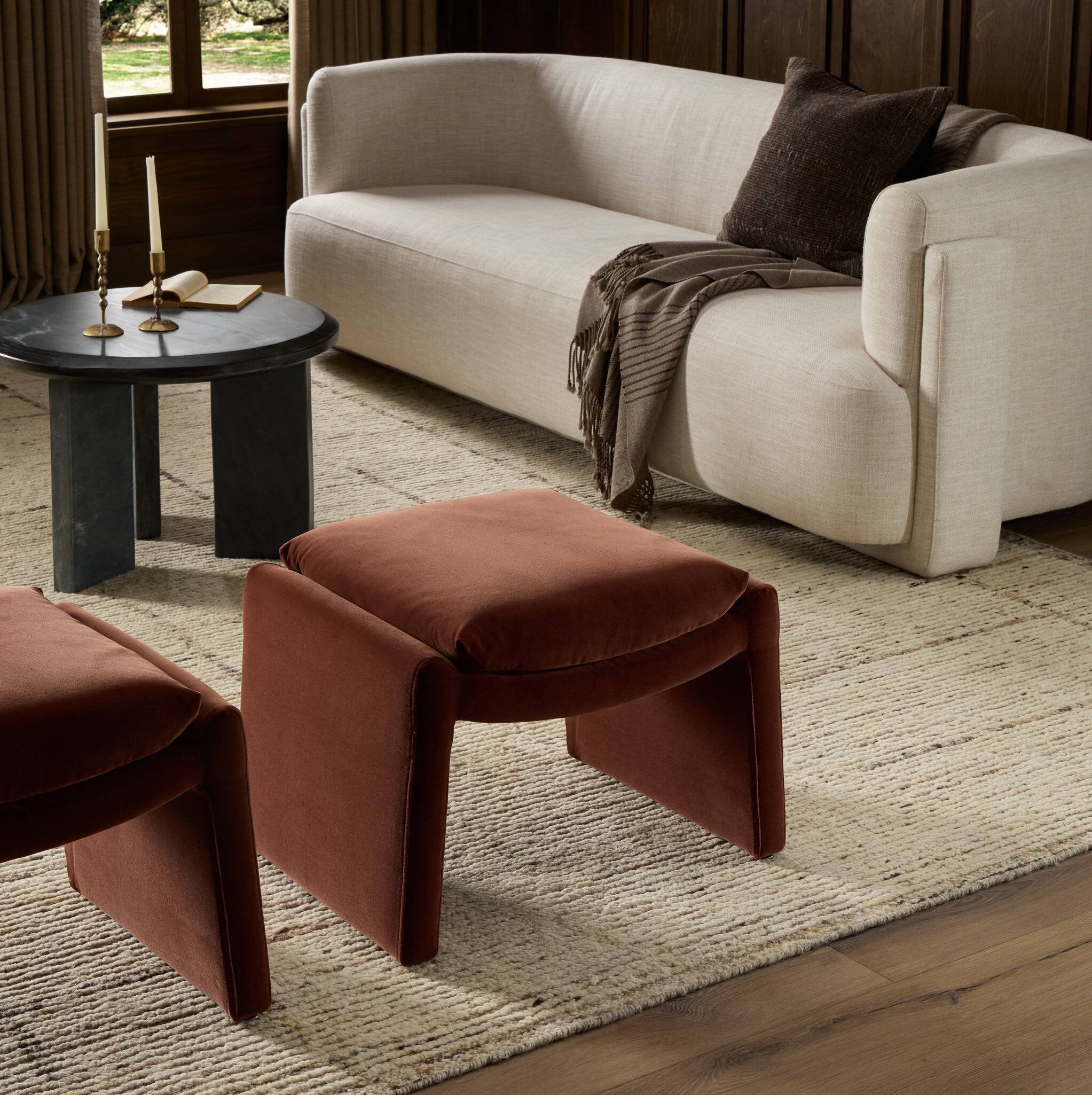 Four Hands Daniel Ottoman — Surrey Auburn