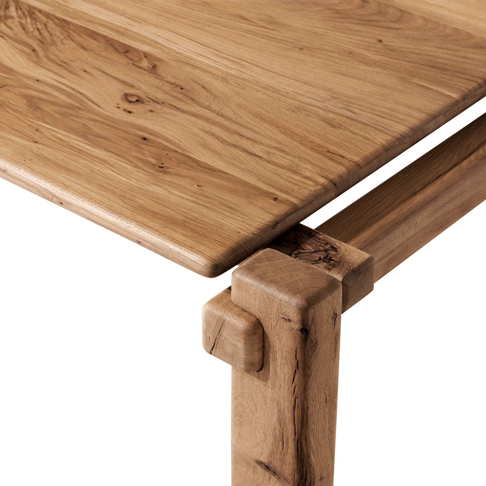 Four Hands Marcia Large Coffee Table — Natural Reclaimed French Oak