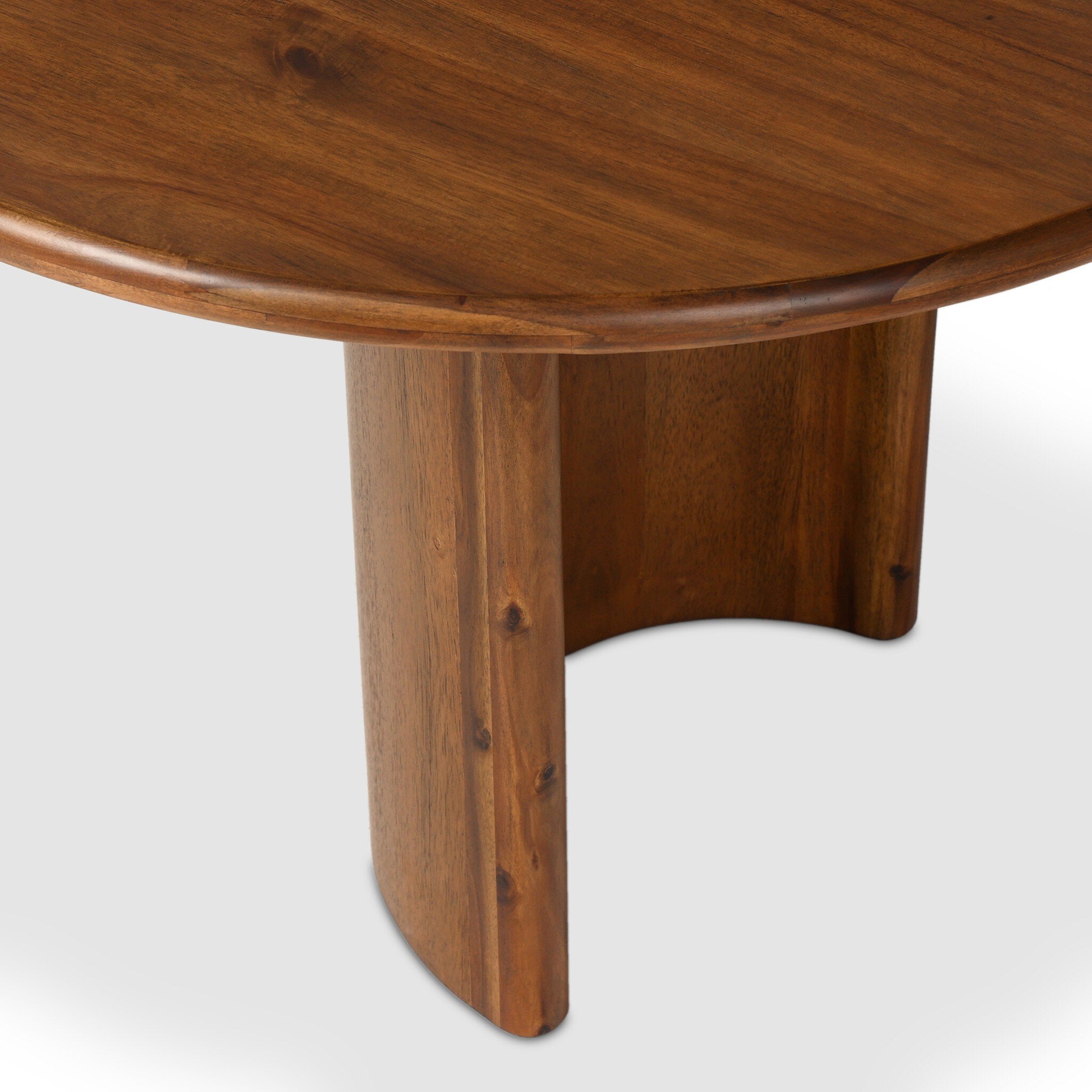 Four Hands Paden Dining Table — Seasoned Brown Acacia-Seasoned Brown Acacia Solid