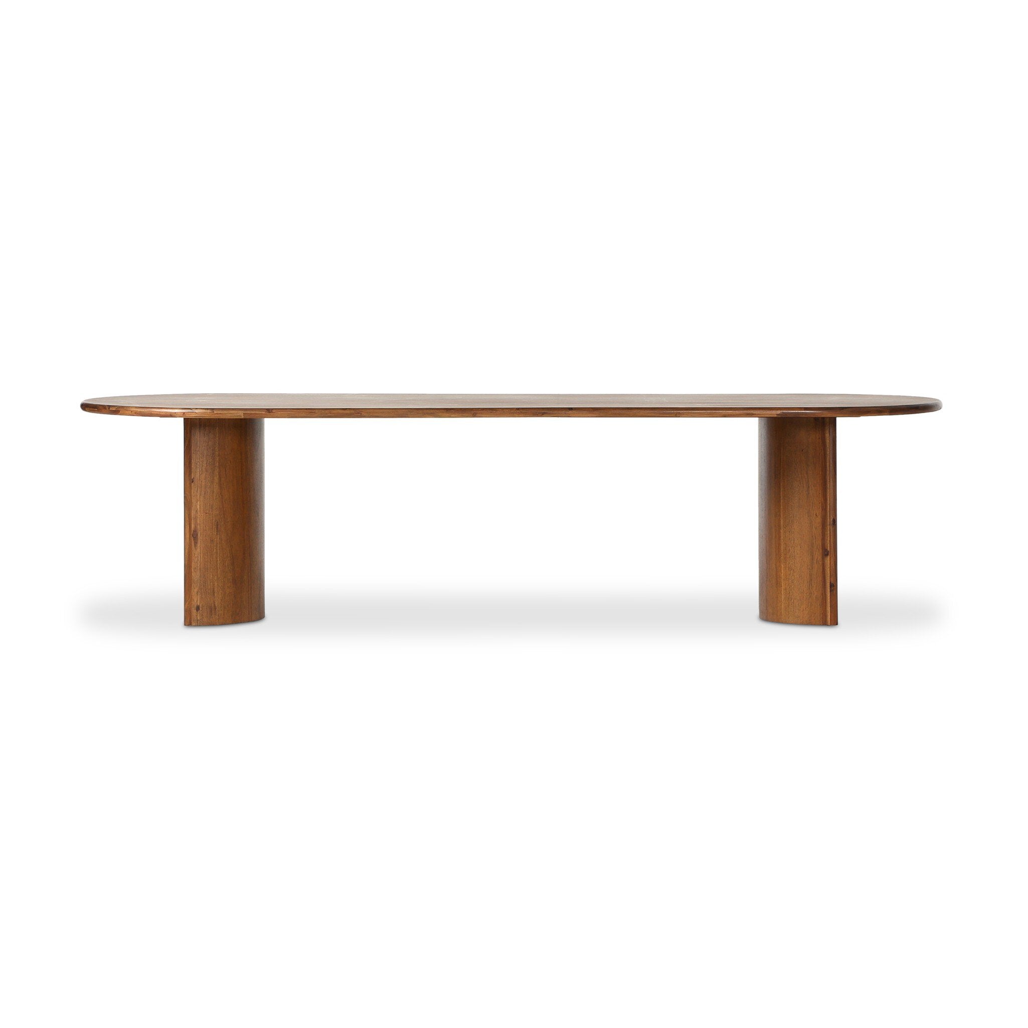 Four Hands Paden Dining Table — Seasoned Brown Acacia-Seasoned Brown Acacia Solid