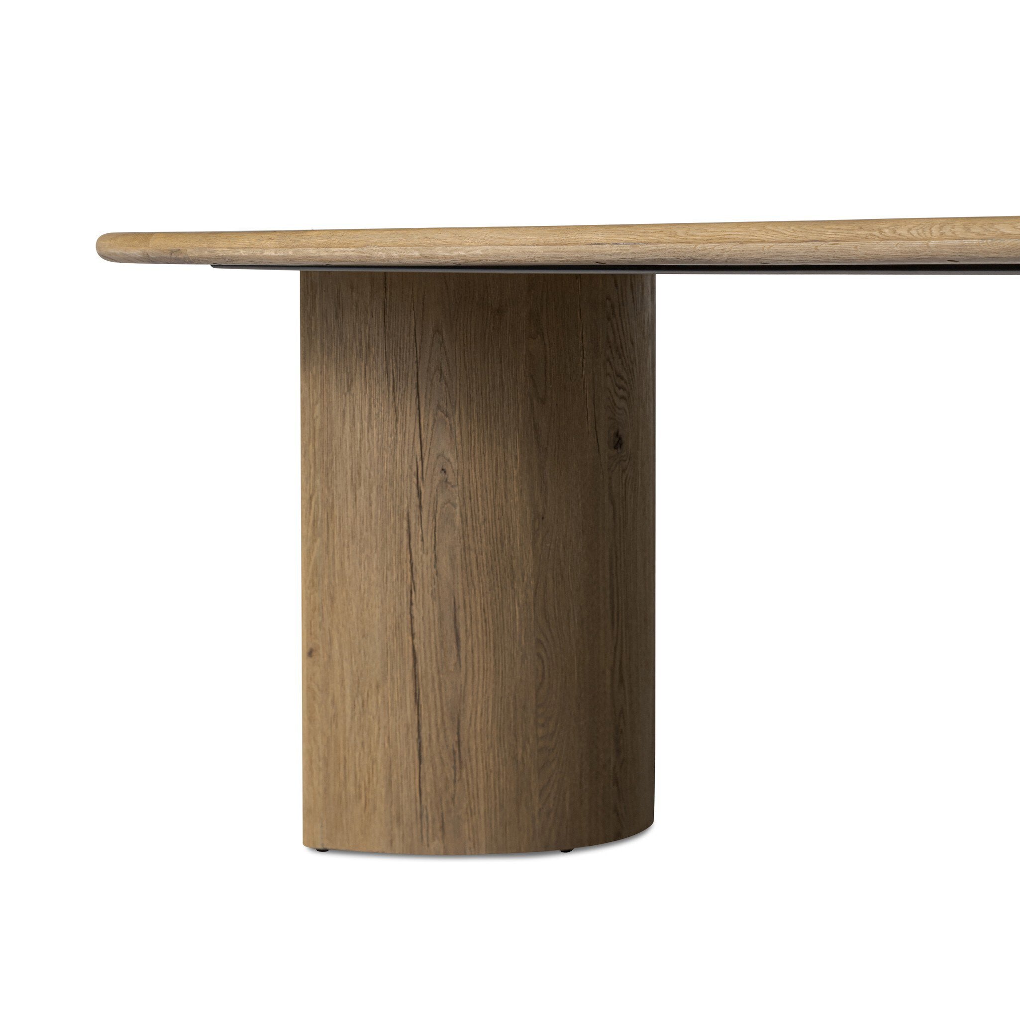 Four Hands Paden Dining Table — Worn Oak-Worn Oak Veneer