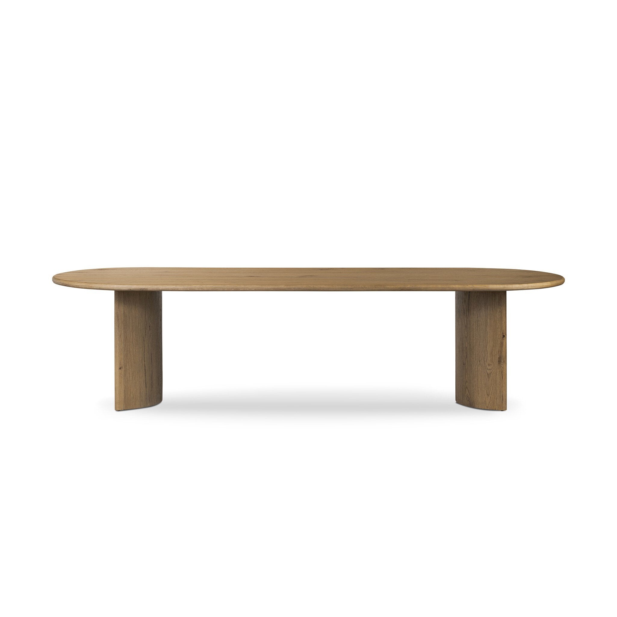 Four Hands Paden Dining Table — Worn Oak-Worn Oak Veneer