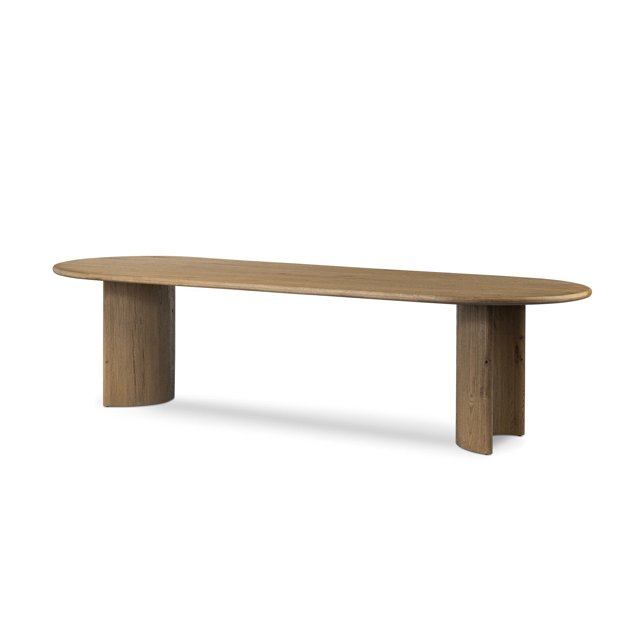 Four Hands Paden Dining Table — Worn Oak-Worn Oak Veneer