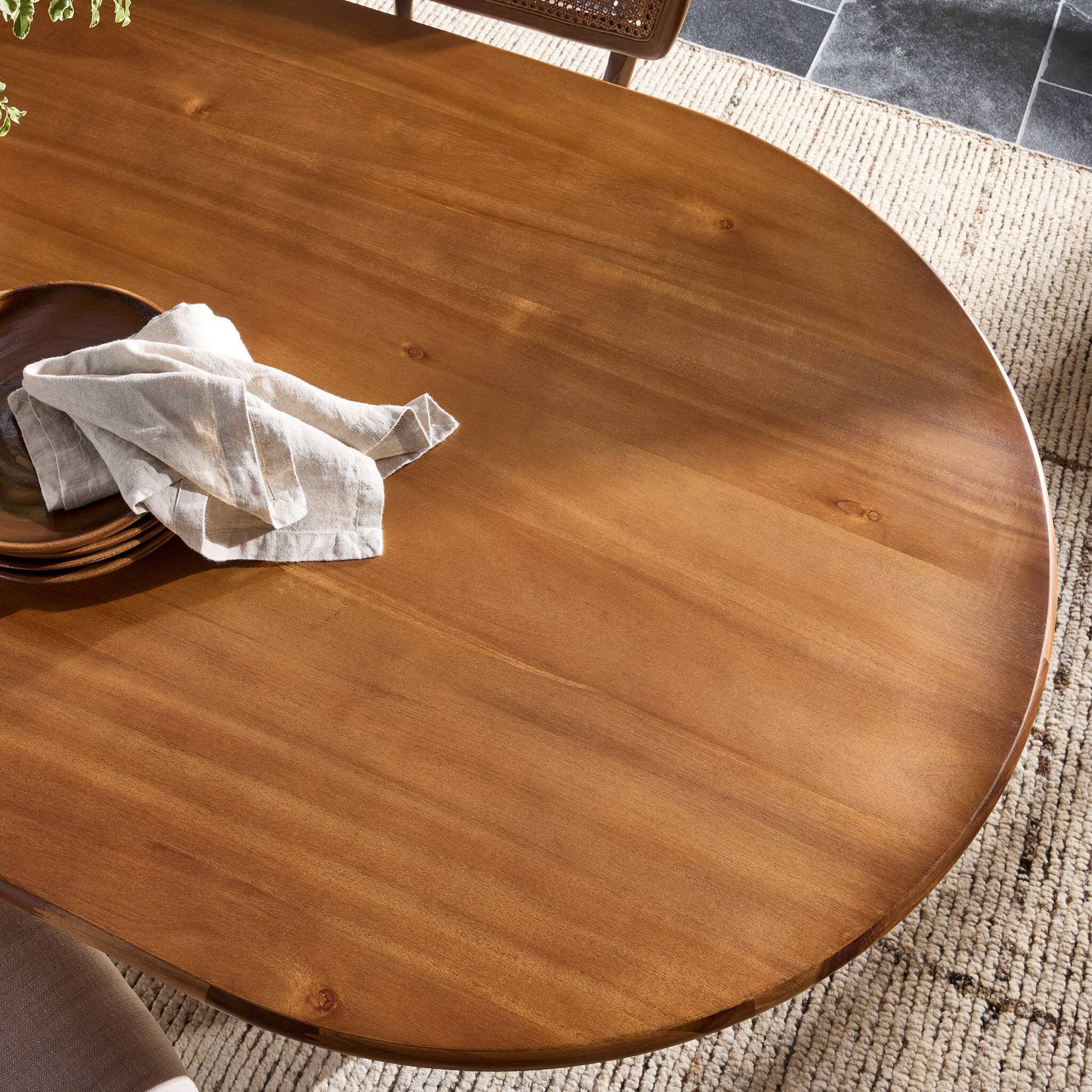 Four Hands Paden Dining Table — Sandy Acacia-Sandy Acacia Solid