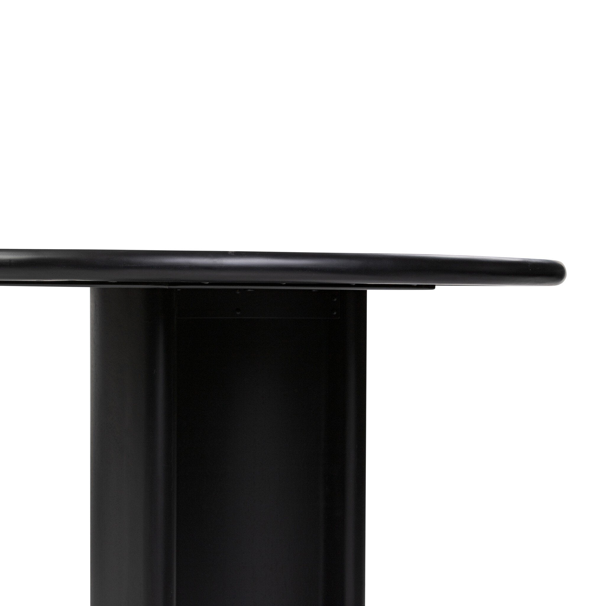 Four Hands Paden Dining Table — Aged Black Acacia-Aged Black Acacia Solid
