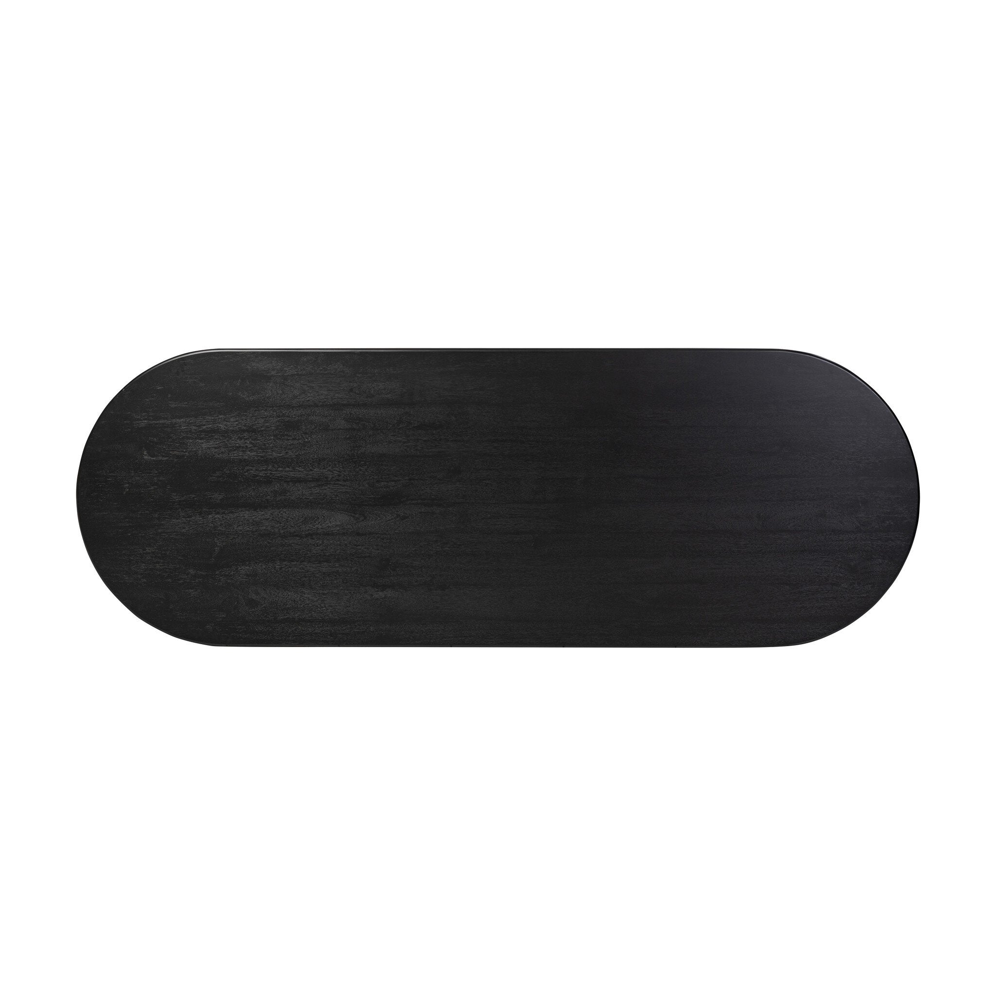Four Hands Paden Dining Table — Aged Black Acacia-Aged Black Acacia Solid