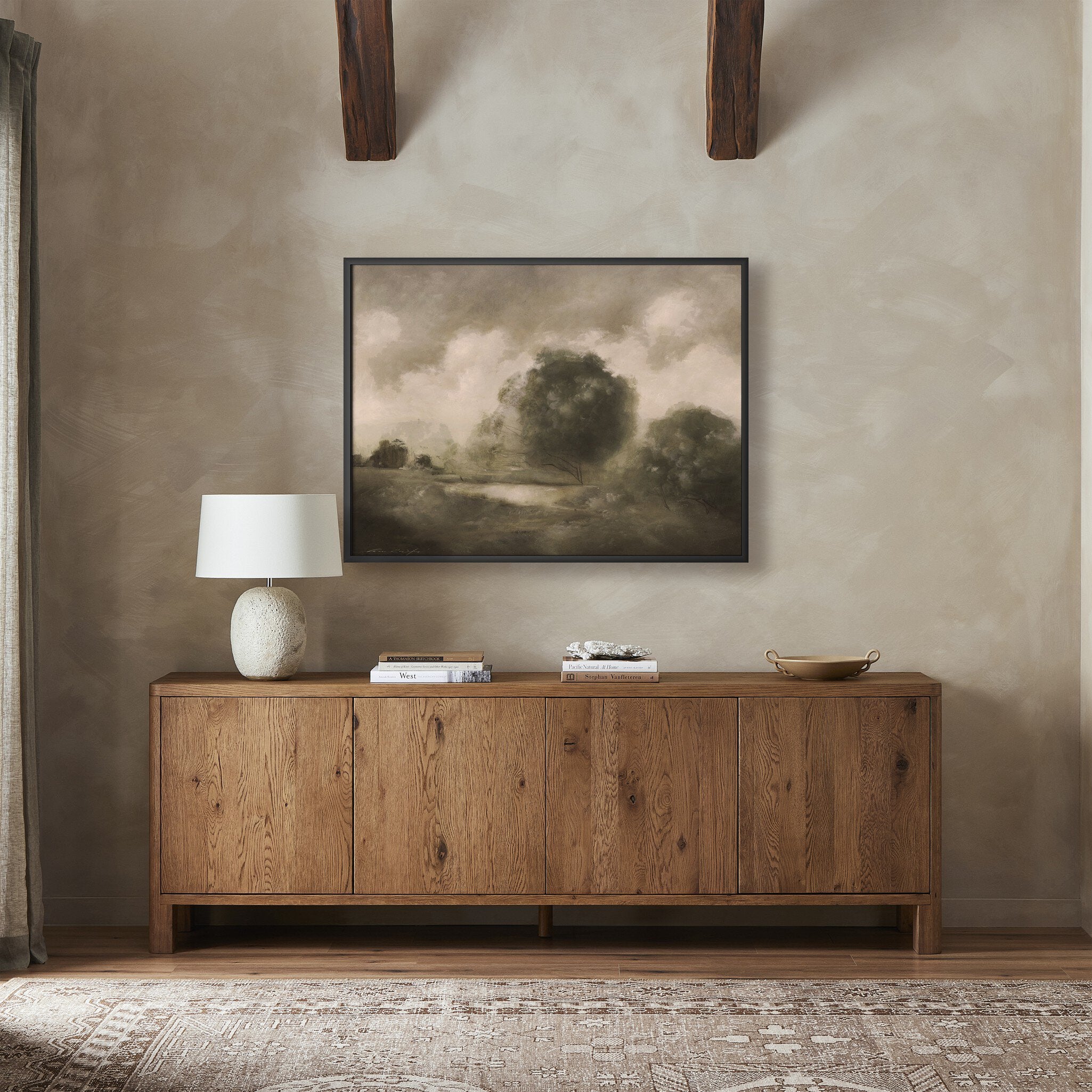 Four Hands Peace Like A River #3 by Hannah Winters — 242592-015 - 48.0x36.0-Black 2.5 Maple-Extra Large