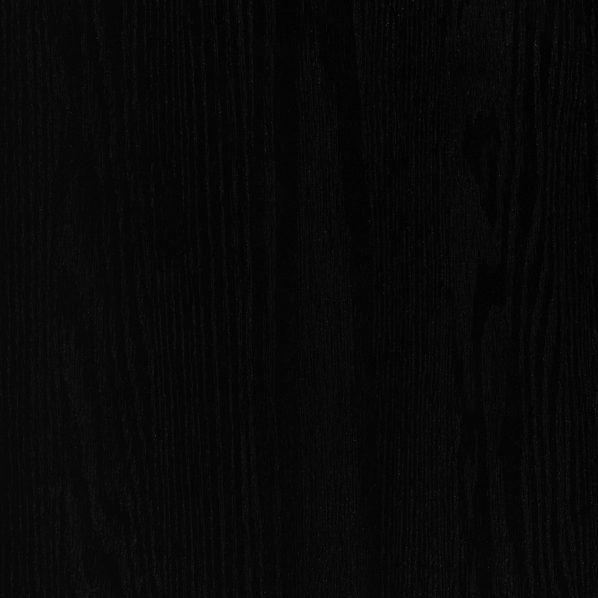 Four Hands Millie Dining Table — Drifted Matte Black-Drifted Matte Black Veneer