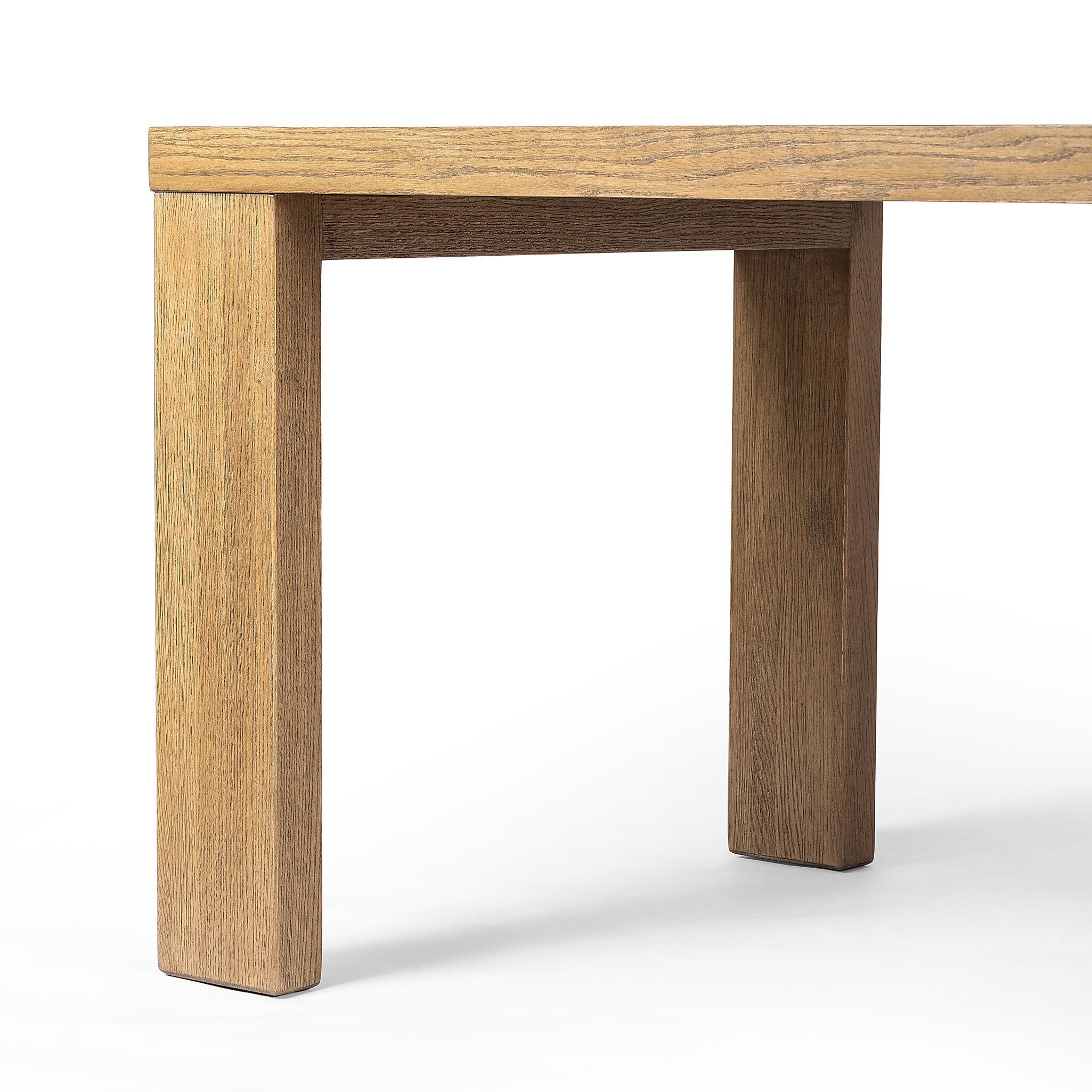 Four Hands Millie Dining Table — Drifted Oak Solid-Drifted Oak Veneer