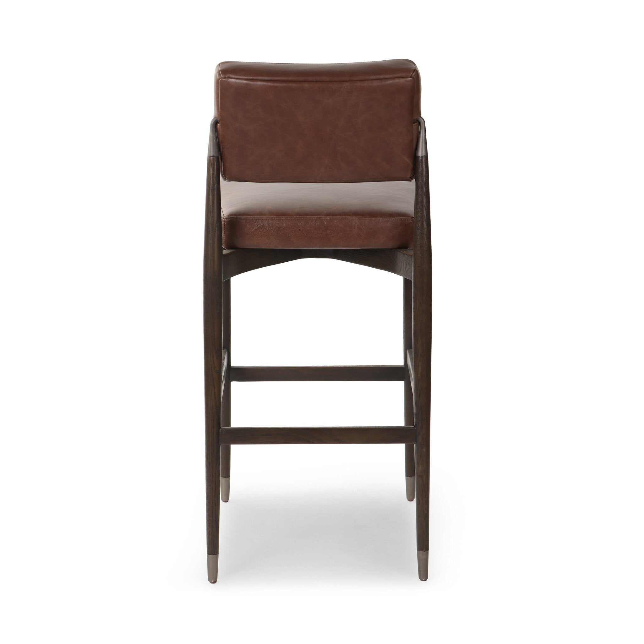 Four Hands Anton Bar + Counter Stool — Havana Brown-Burnt Oak-Raw Iron-Bar