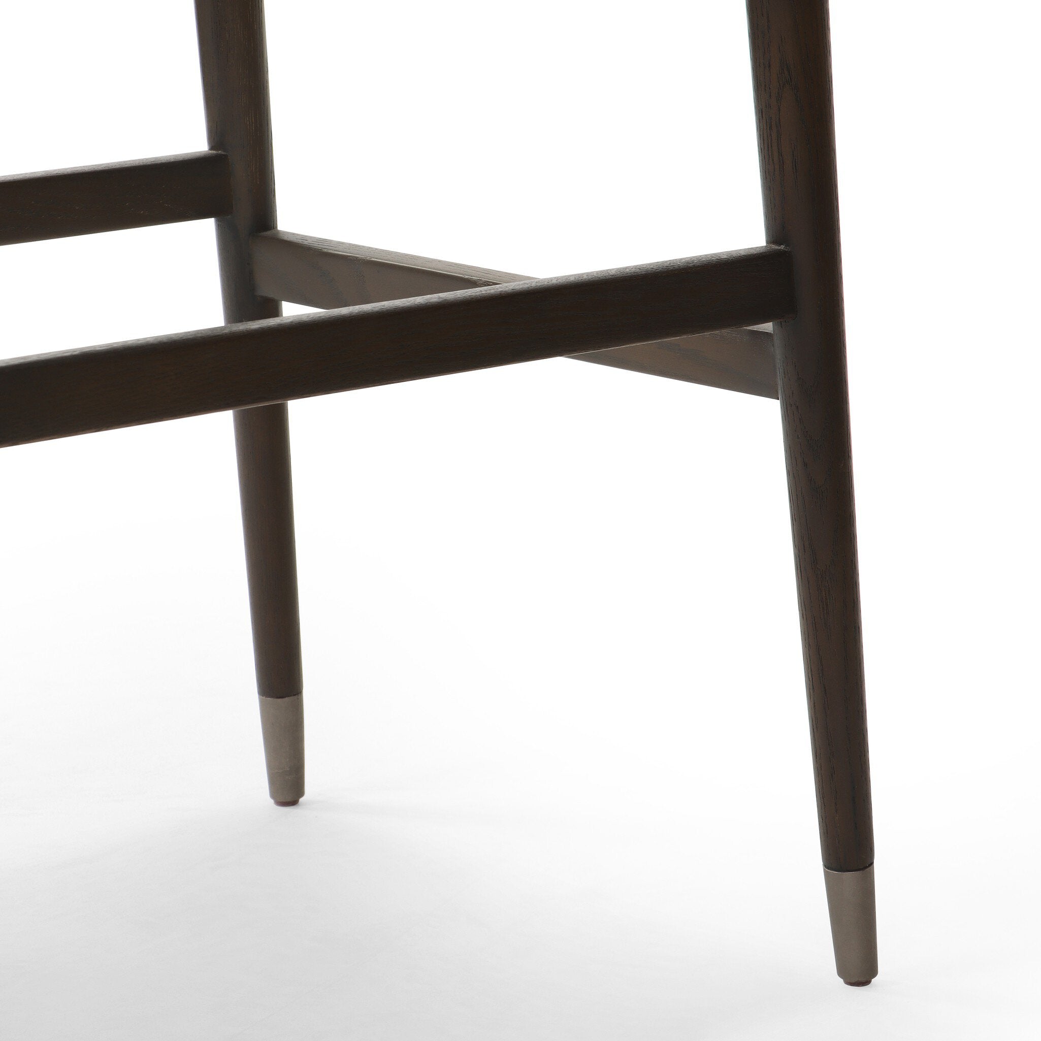 Four Hands Anton Bar + Counter Stool — Havana Brown-Burnt Oak-Raw Iron-Bar
