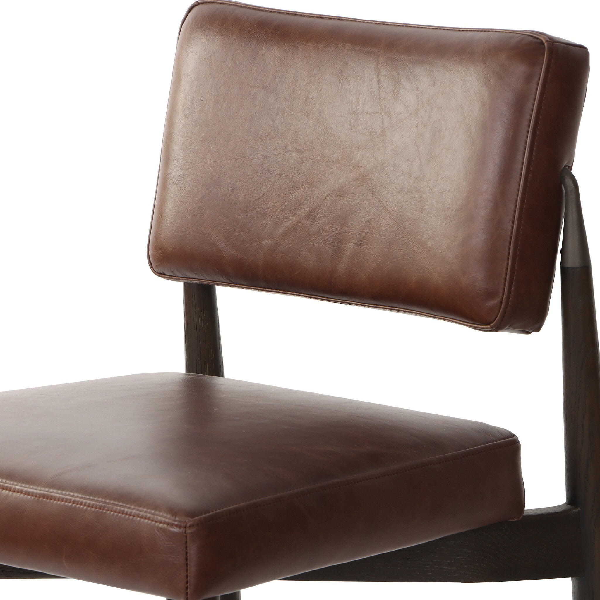 Four Hands Anton Bar + Counter Stool — Havana Brown-Burnt Oak-Raw Iron-Counter