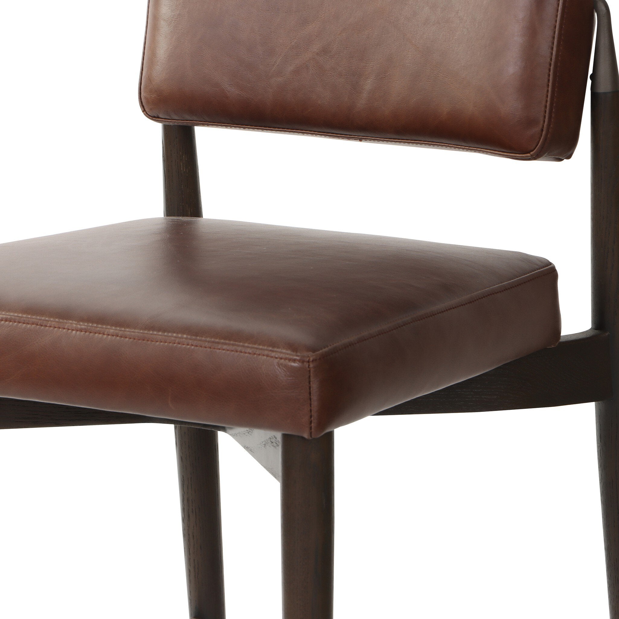 Four Hands Anton Bar + Counter Stool — Havana Brown-Burnt Oak-Raw Iron-Counter