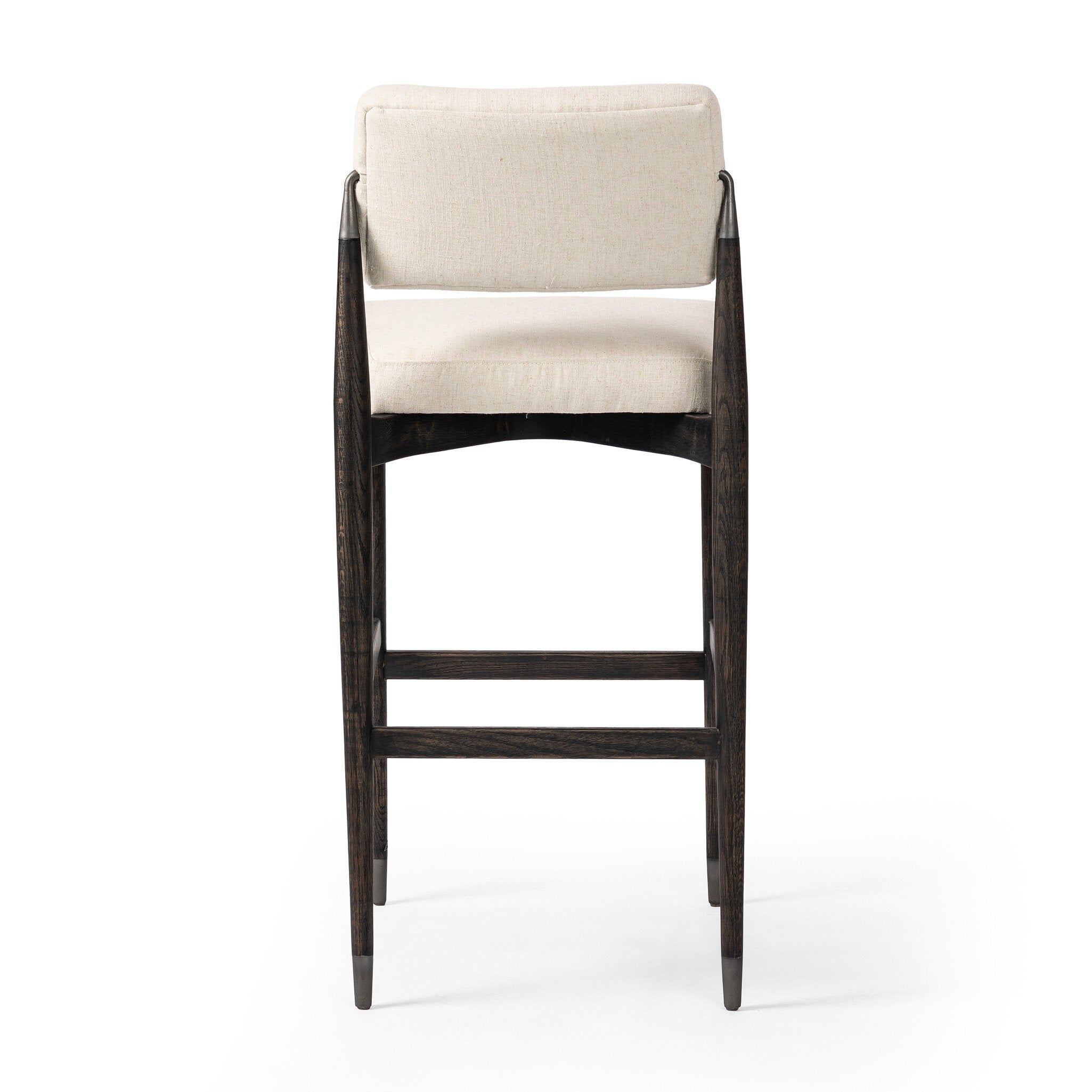 Four Hands Anton Bar + Counter Stool — Savile Flax-Black Wash-Raw Iron-Bar