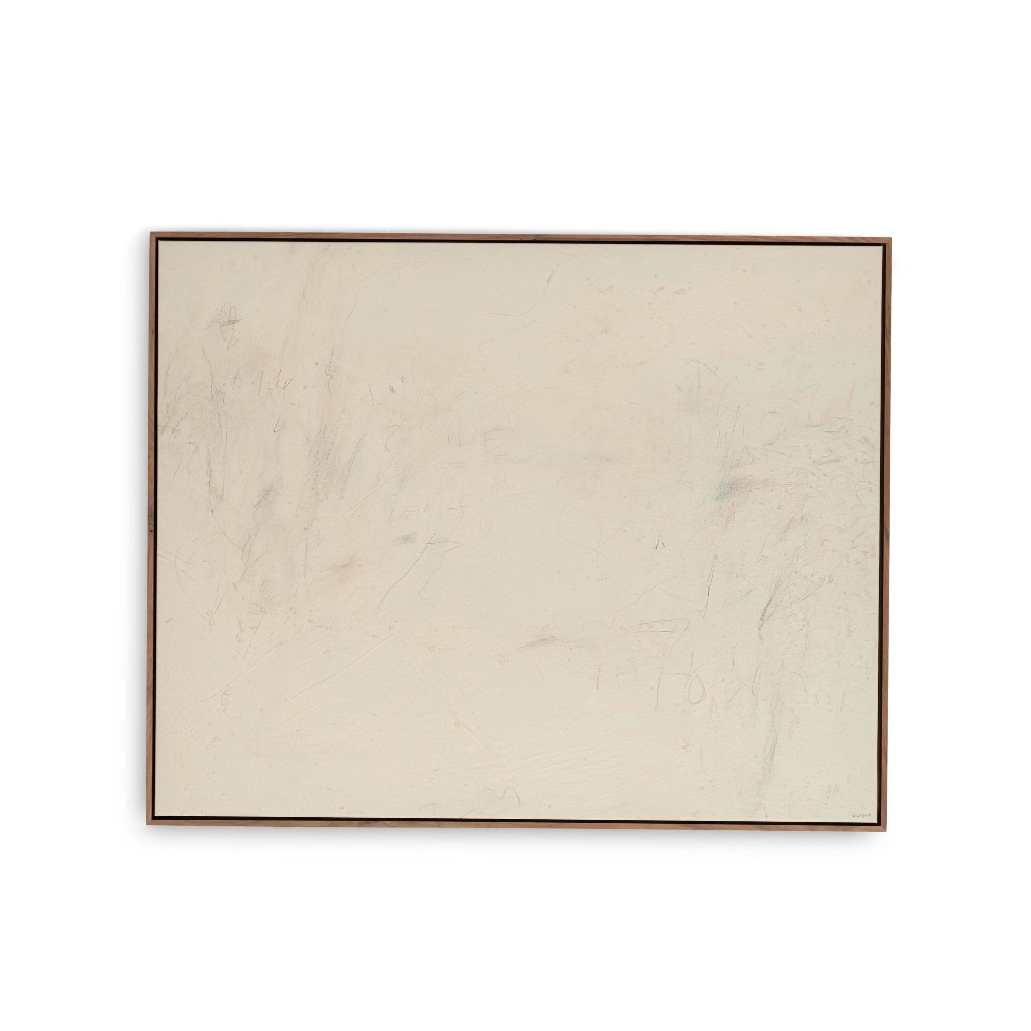 Four Hands Notes In The Fog No. 1 by Tyler Guinn — 242776-004 - 60.0x48.0-Rustic Walnut Floater-Oversized