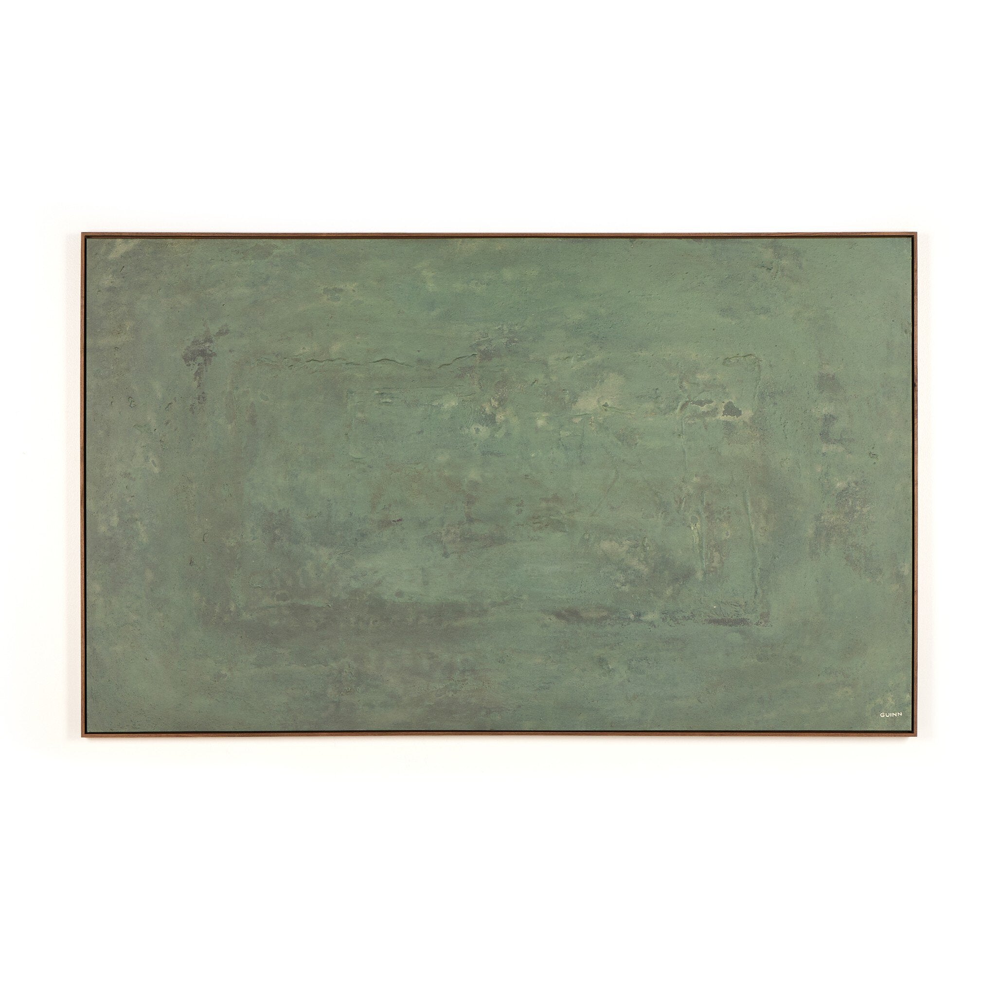 Four Hands Carrying The Olive Branch No.2 by Tyler Guinn — 242865-002 - 40.0x24.5-Rustic Walnut Floater-Large