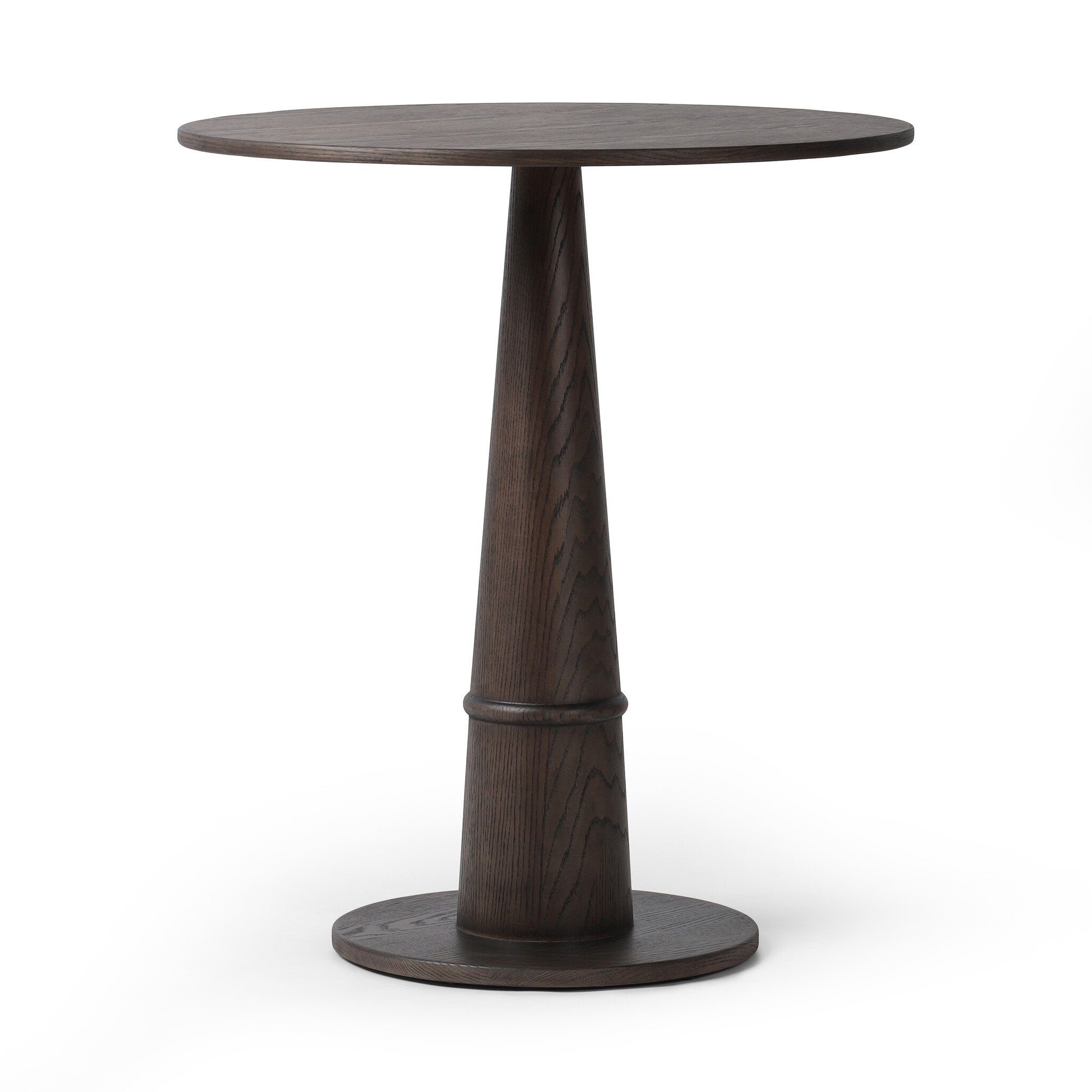 Four Hands Goetz Bar + Counter Table — Brown Ash-Brown Oak Veneer-Counter