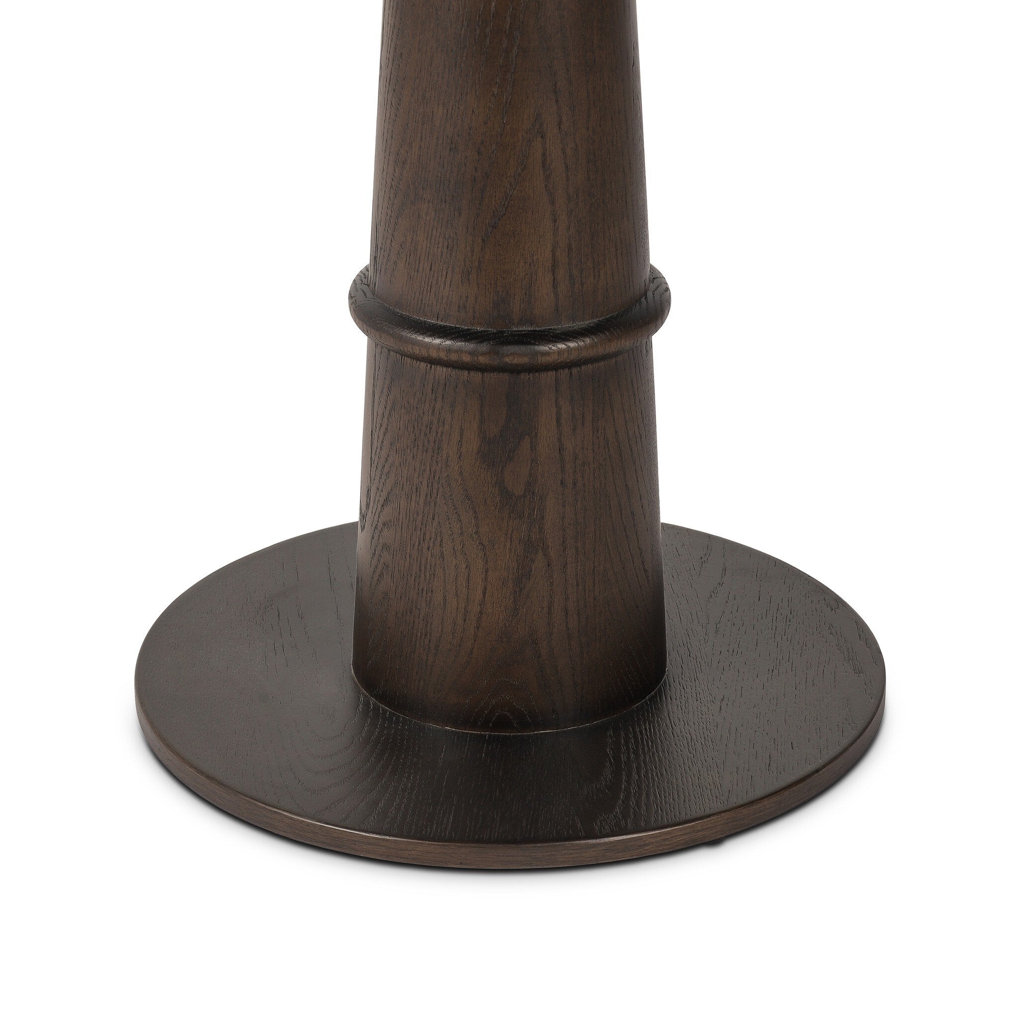 Four Hands Goetz Bar + Counter Table — Brown Ash-Warm Grey Marble-Bar